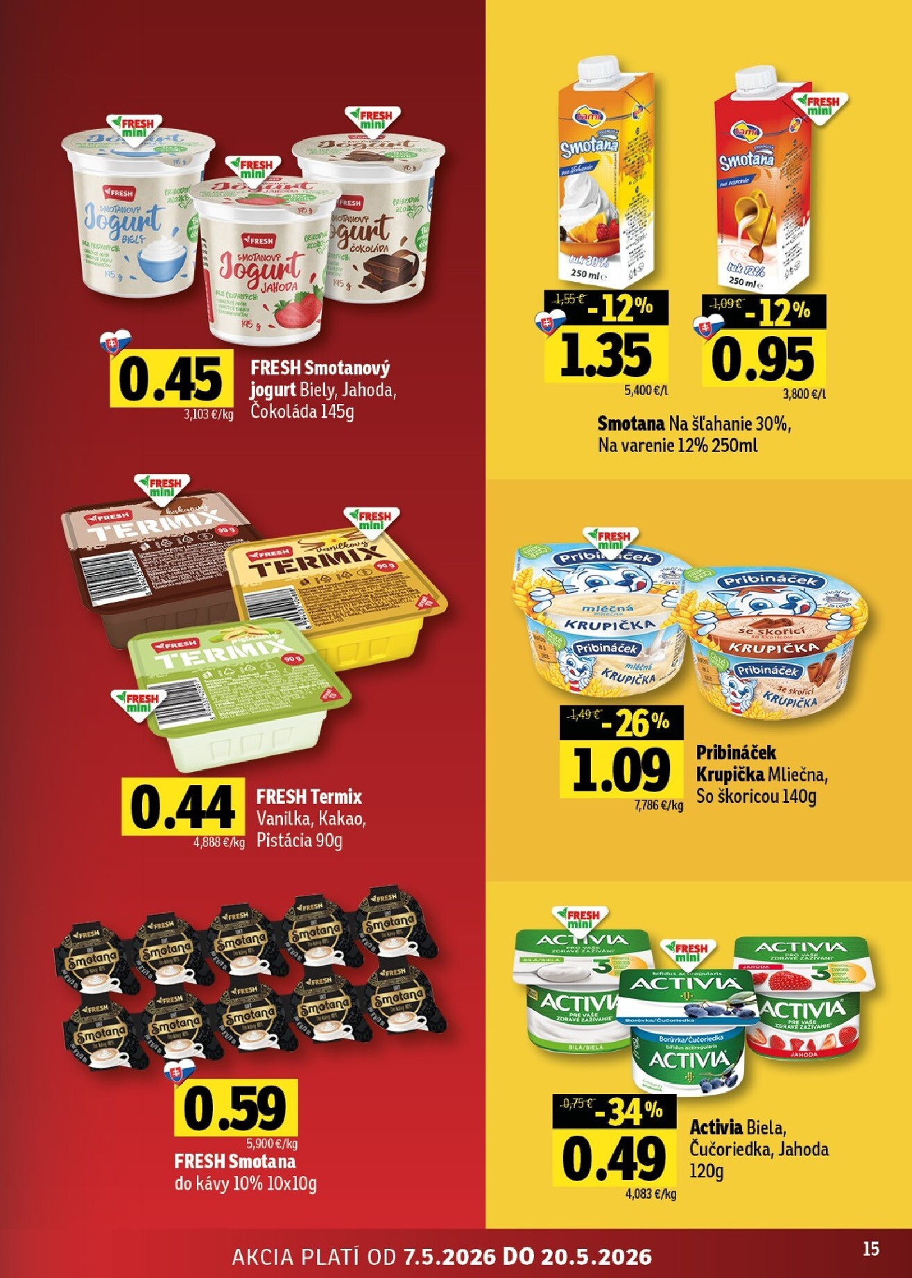 fresh - Nový leták Fresh - Východné Slovensko od štvrtka, 07.05.2026 do stredy, 20.05.2026 - page: 15