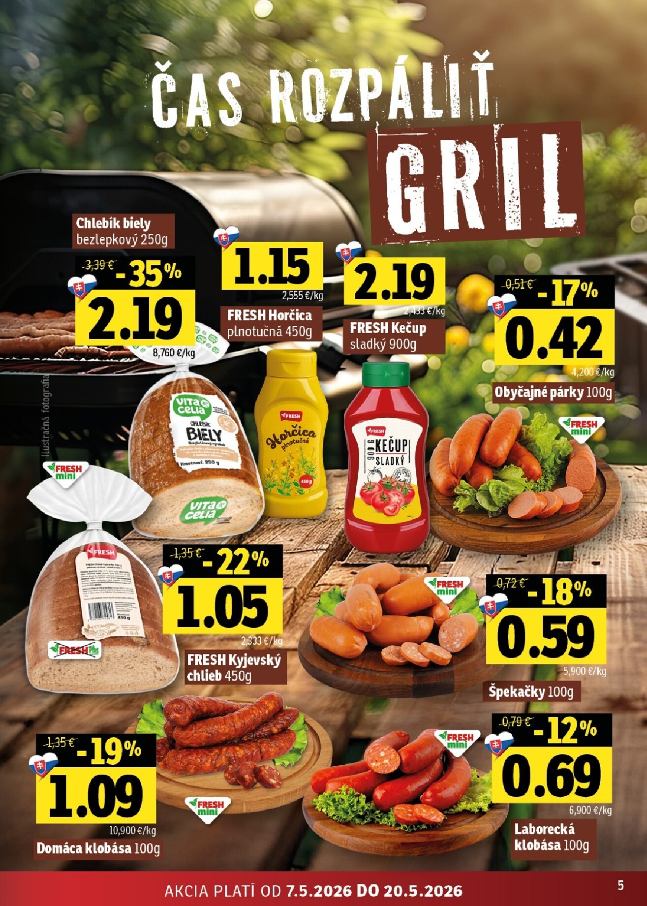 fresh - Nový leták Fresh - Východné Slovensko od štvrtka, 07.05.2026 do stredy, 20.05.2026 - page: 5