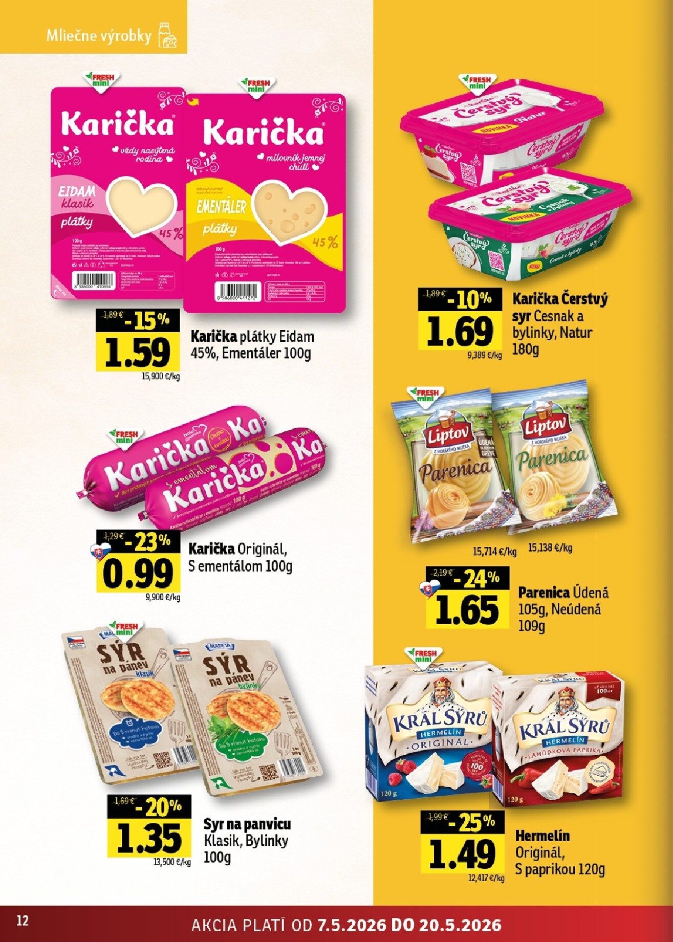 fresh - Nový leták Fresh - Východné Slovensko od štvrtka, 07.05.2026 do stredy, 20.05.2026 - page: 12
