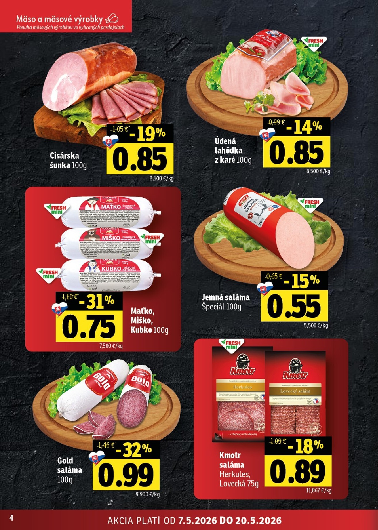 fresh - Nový leták Fresh - Východné Slovensko od štvrtka, 07.05.2026 do stredy, 20.05.2026 - page: 4