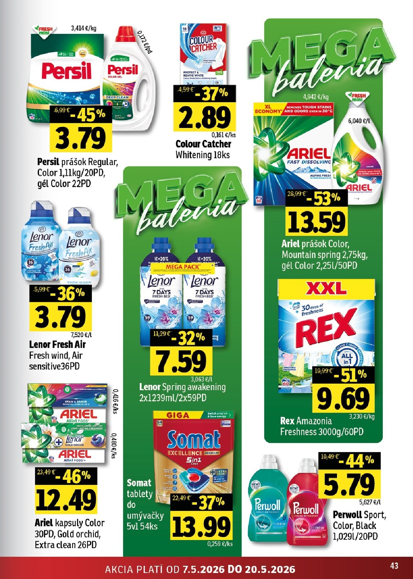 fresh - Nový leták Fresh - Východné Slovensko od štvrtka, 07.05.2026 do stredy, 20.05.2026 - page: 43