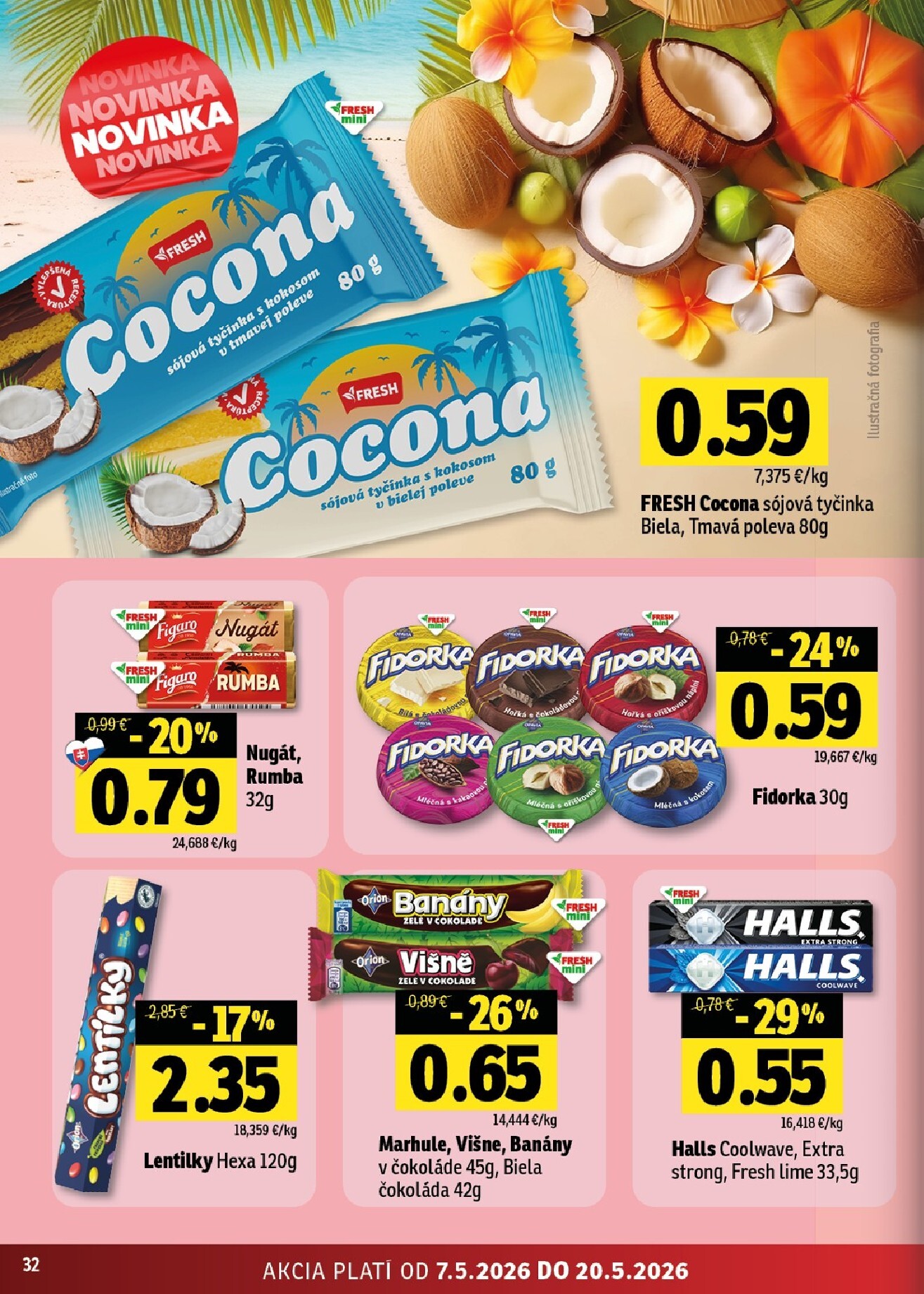 fresh - Nový leták Fresh - Východné Slovensko od štvrtka, 07.05.2026 do stredy, 20.05.2026 - page: 32