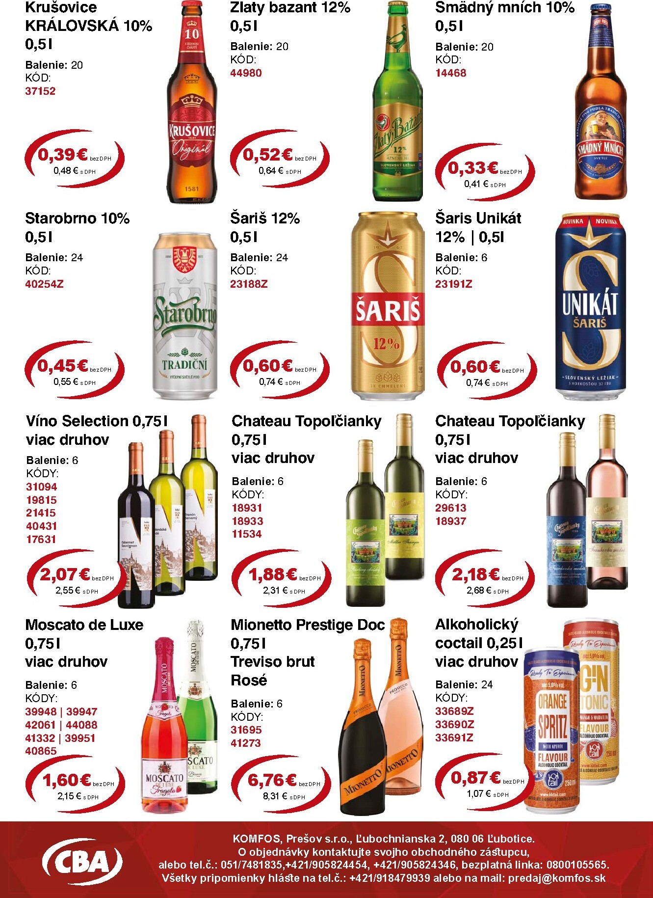 cba - Nový CBA Komfos - Veľkoobchod leták od piatku, 19.06.2026 do utorka, 30.06.2026 - page: 9