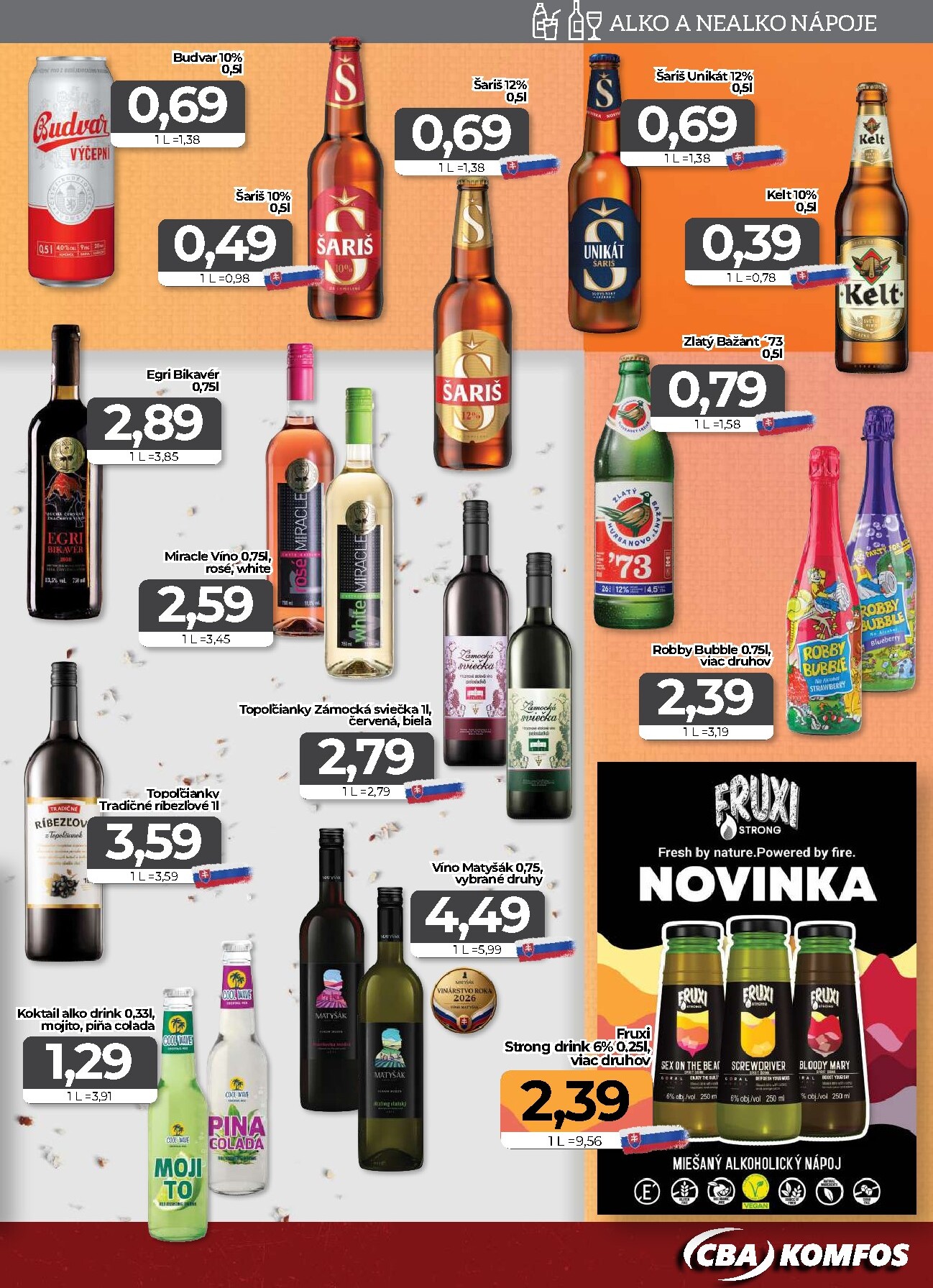 cba - Nový CBA - Komfos leták od piatku, 17.07.2026 do štvrtka, 30.07.2026 - page: 13