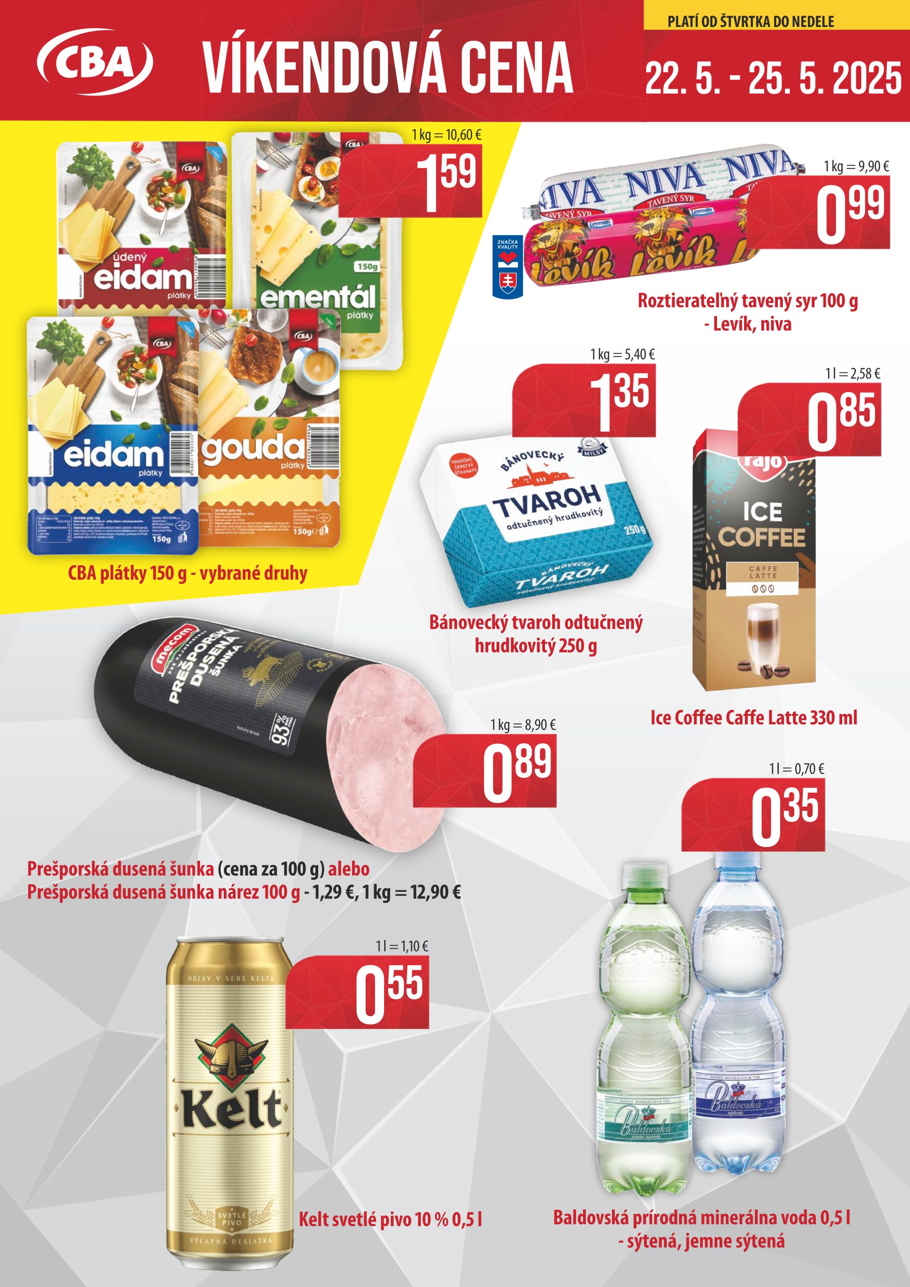 cba - CBA - Víkendová cena leták platný od 22.05. - 25.05.