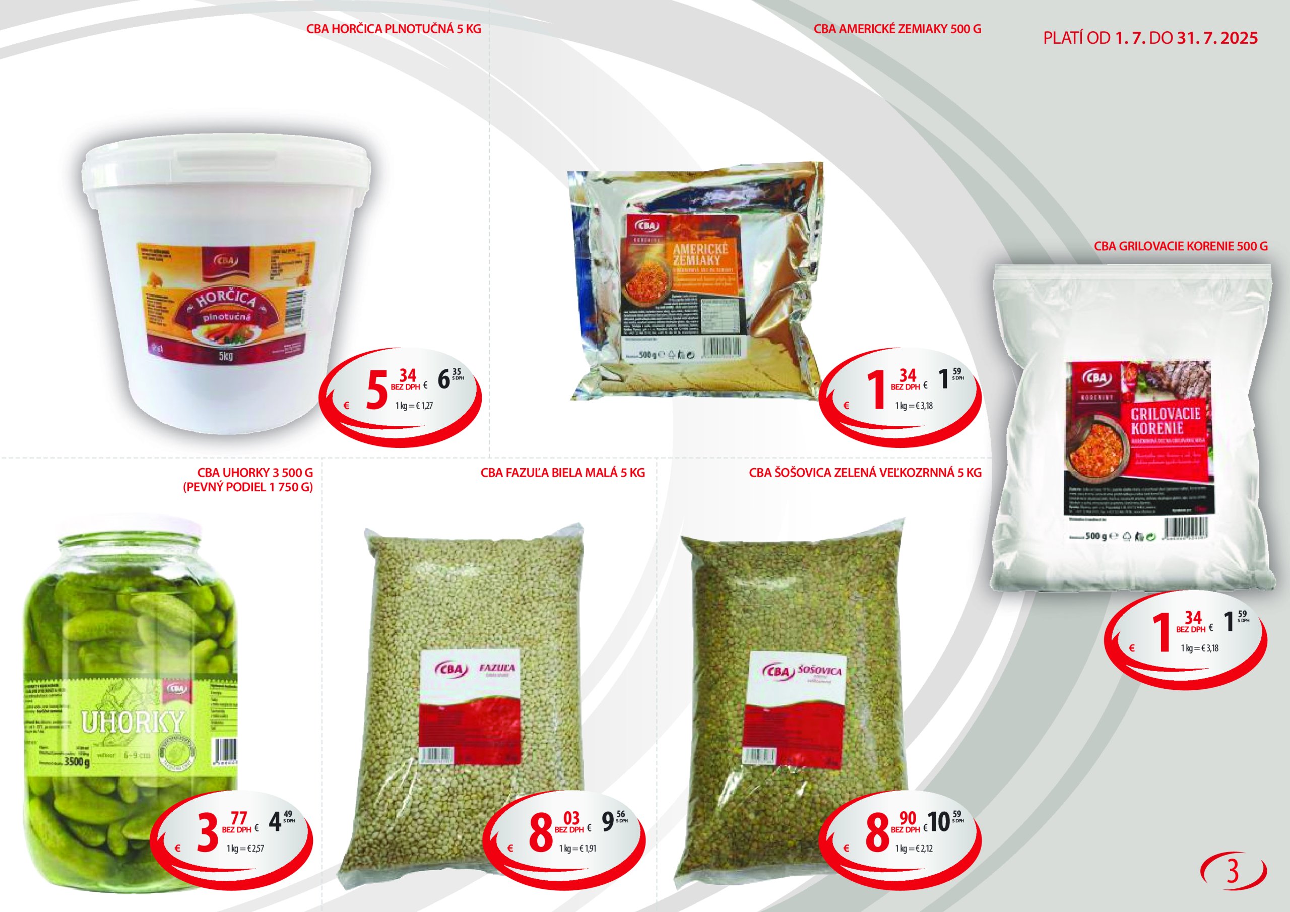 cba - Leták CBA - Horeca a gastro platný od 01.07. do 31.07. - page: 3
