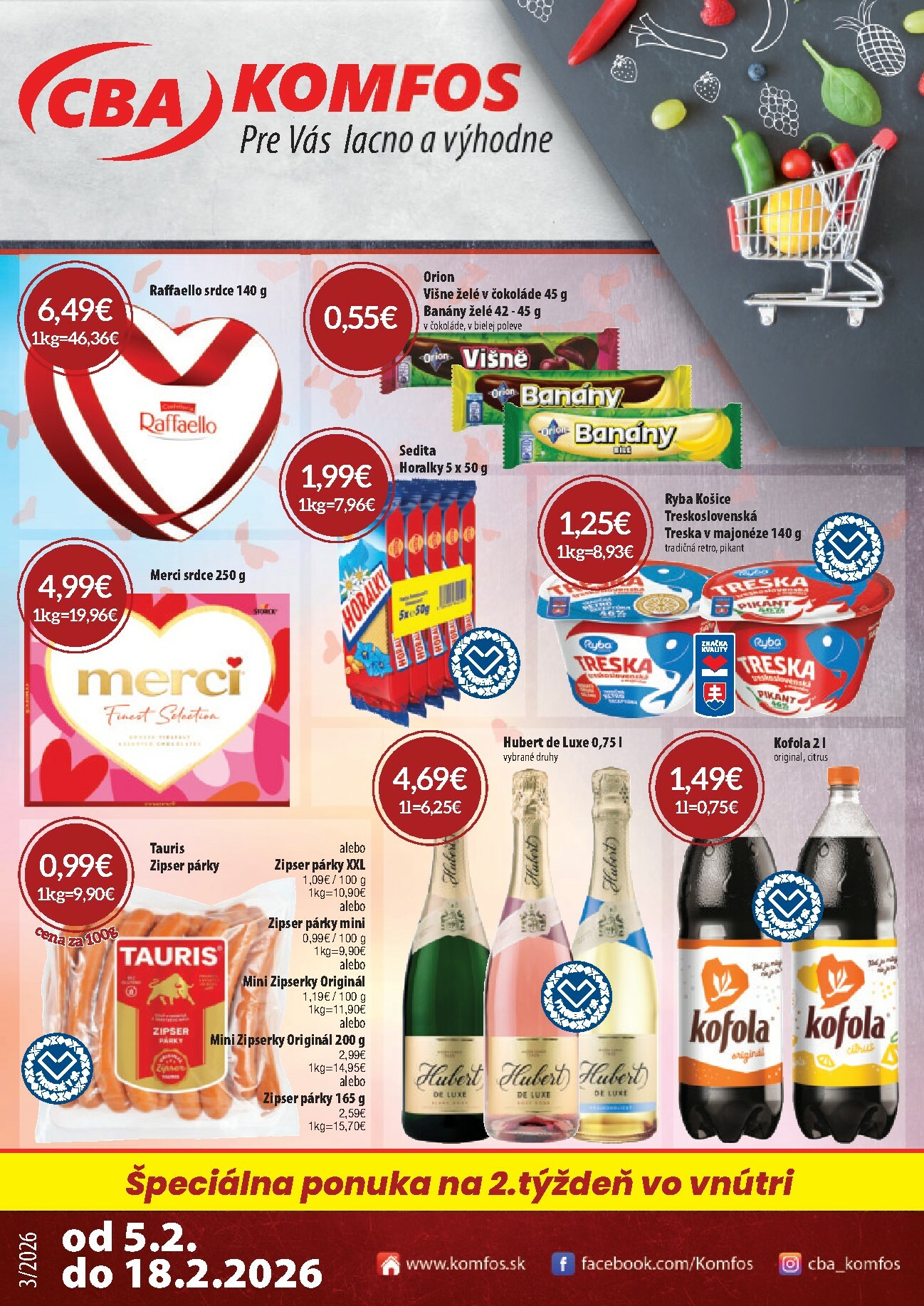cba - Leták CBA - Komfos platný od 05.02.2026 do 18.02.2026
