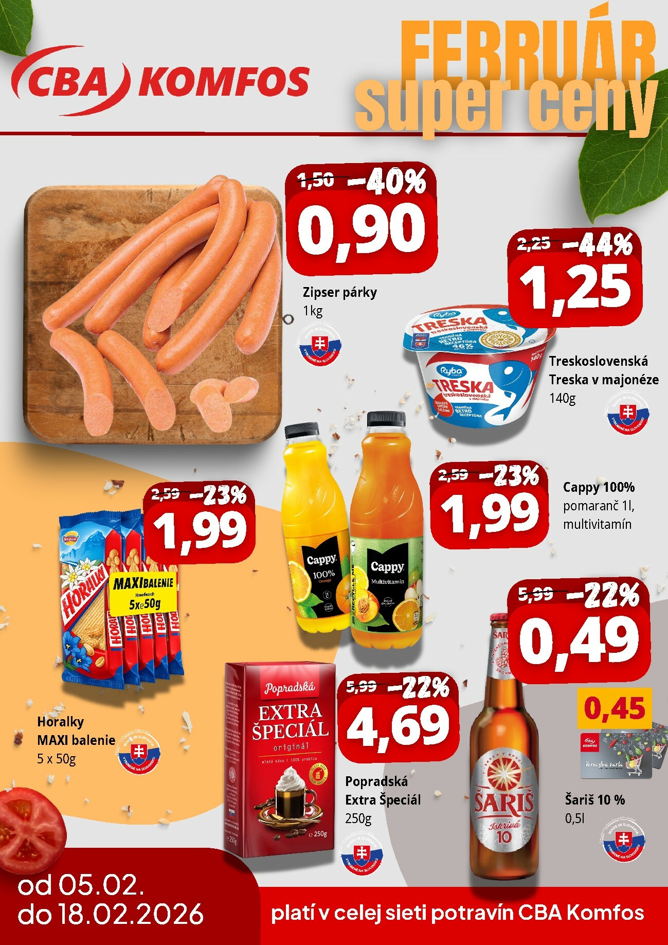 cba - Leták CBA - Super ceny február platný od 05.02.2026 do 18.02.2026