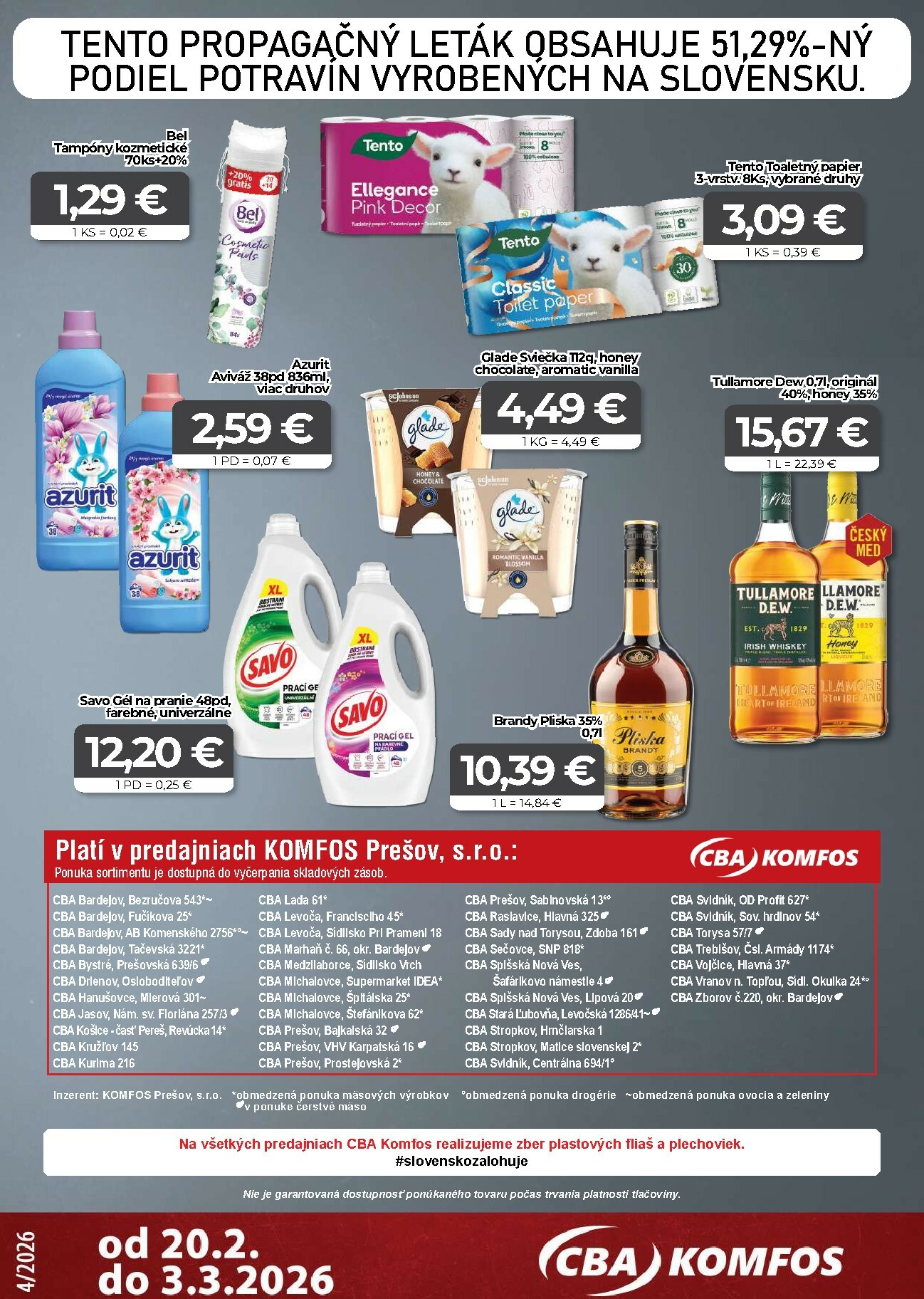 cba - Leták CBA - Komfos platný od 20.02.2026 do 03.03.2026 - page: 16