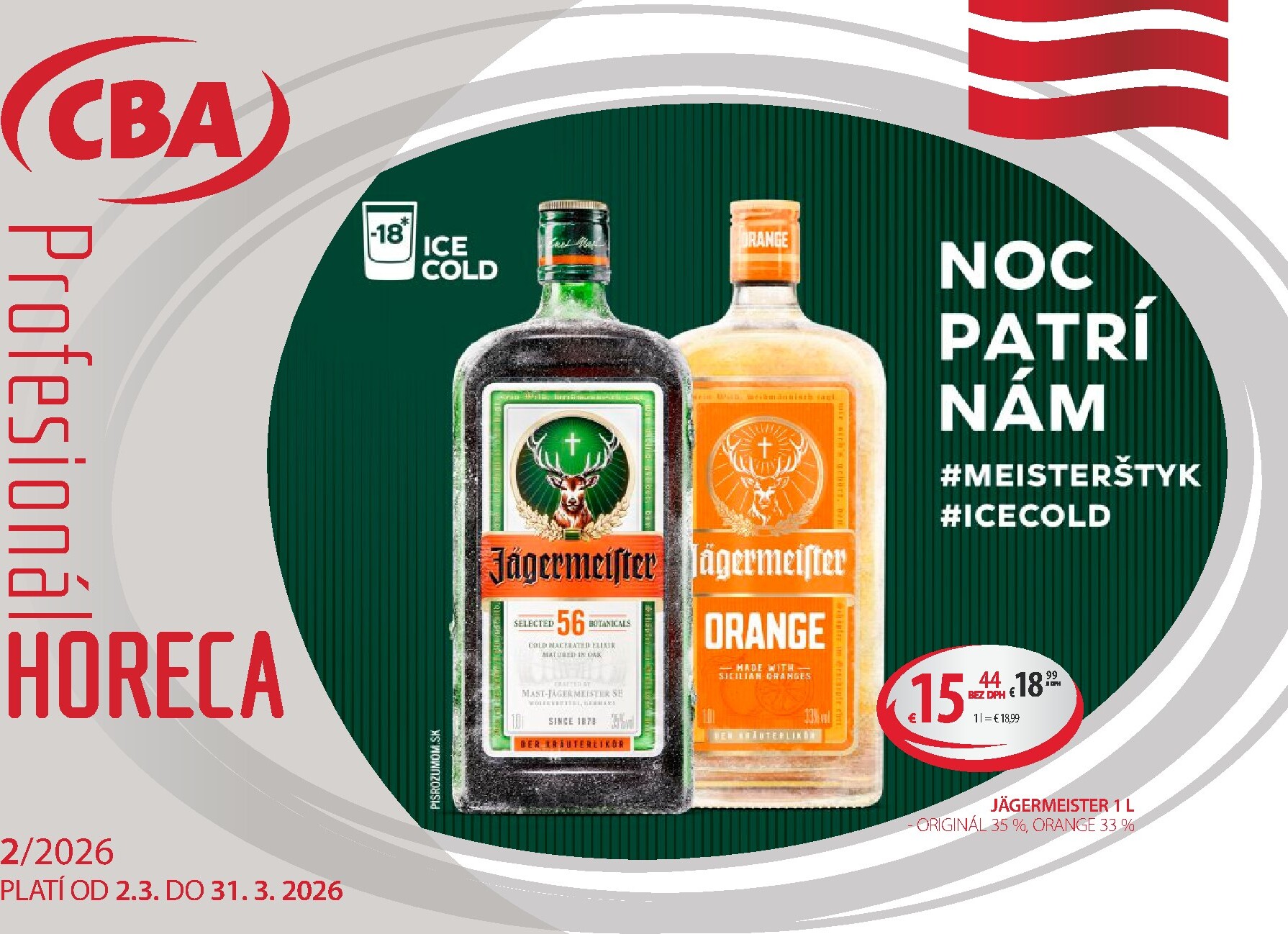 cba - Leták CBA - Horeca & Gastro Veľkoobchod platný od 02.03.2026 do 31.03.2026