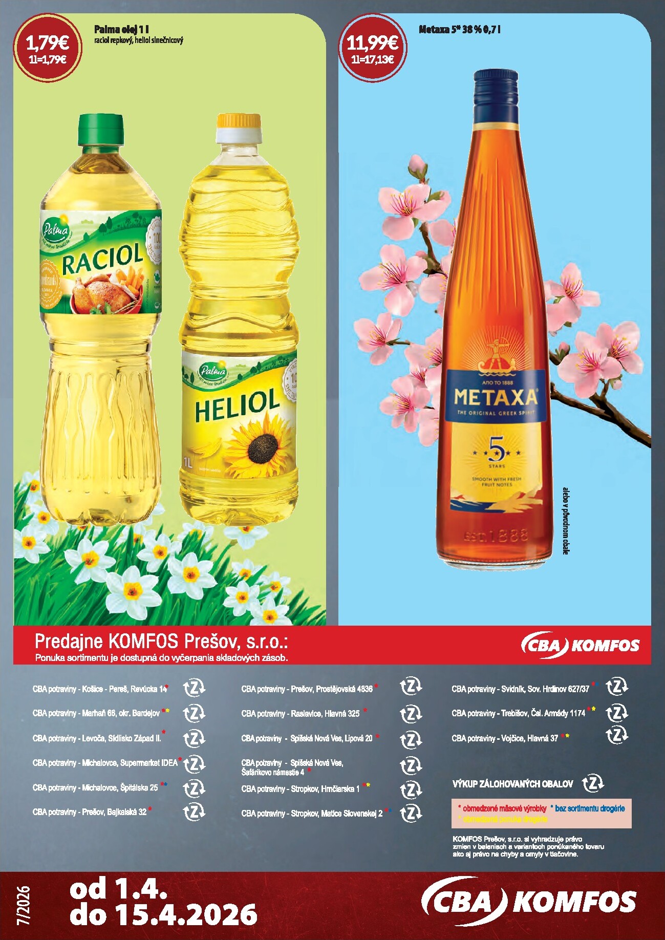 cba - Leták CBA - Komfos platný od 01.04.2026 do 15.04.2026 - page: 24