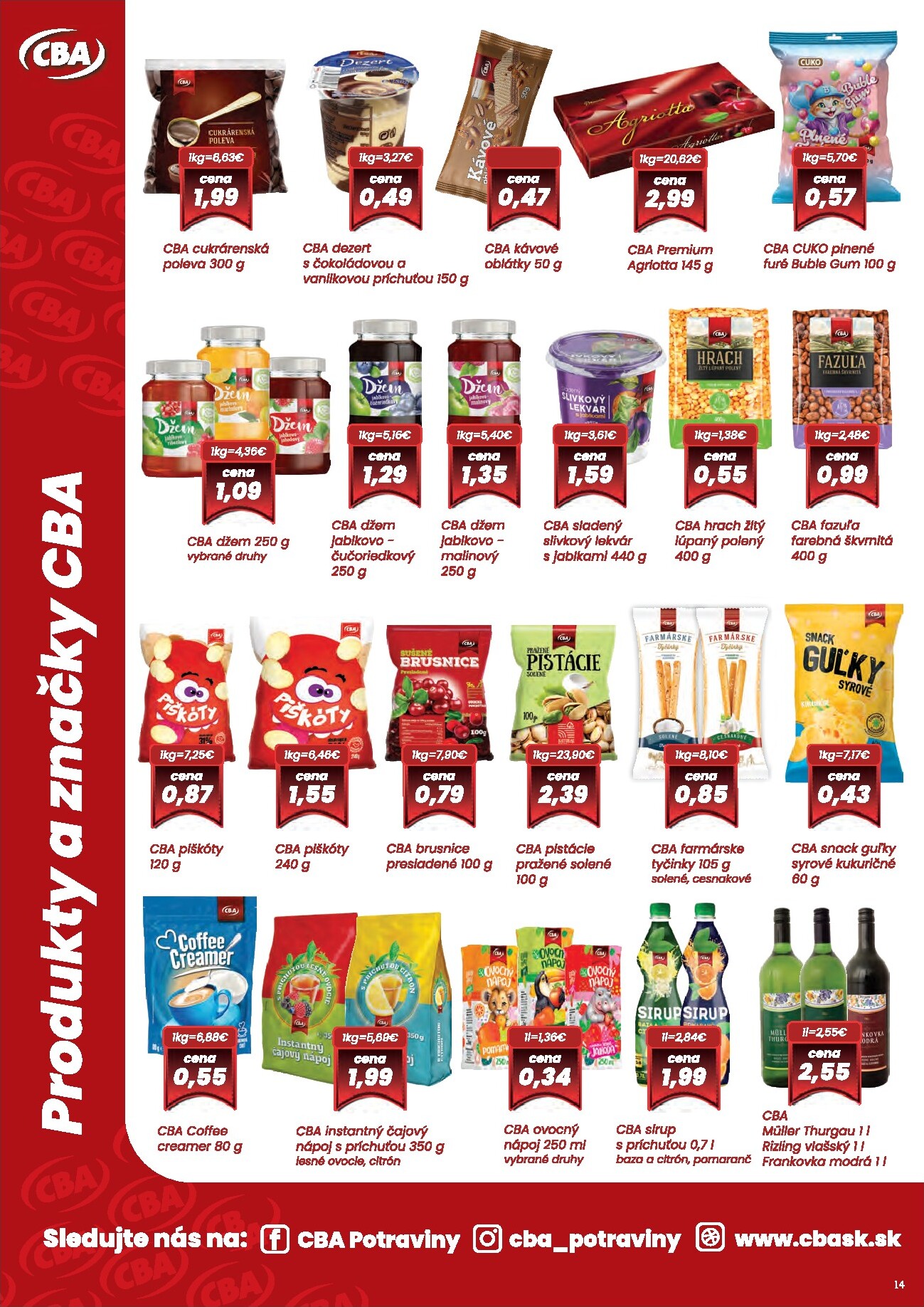 cba - Leták CBA - Komfos platný od 01.04.2026 do 15.04.2026 - page: 14
