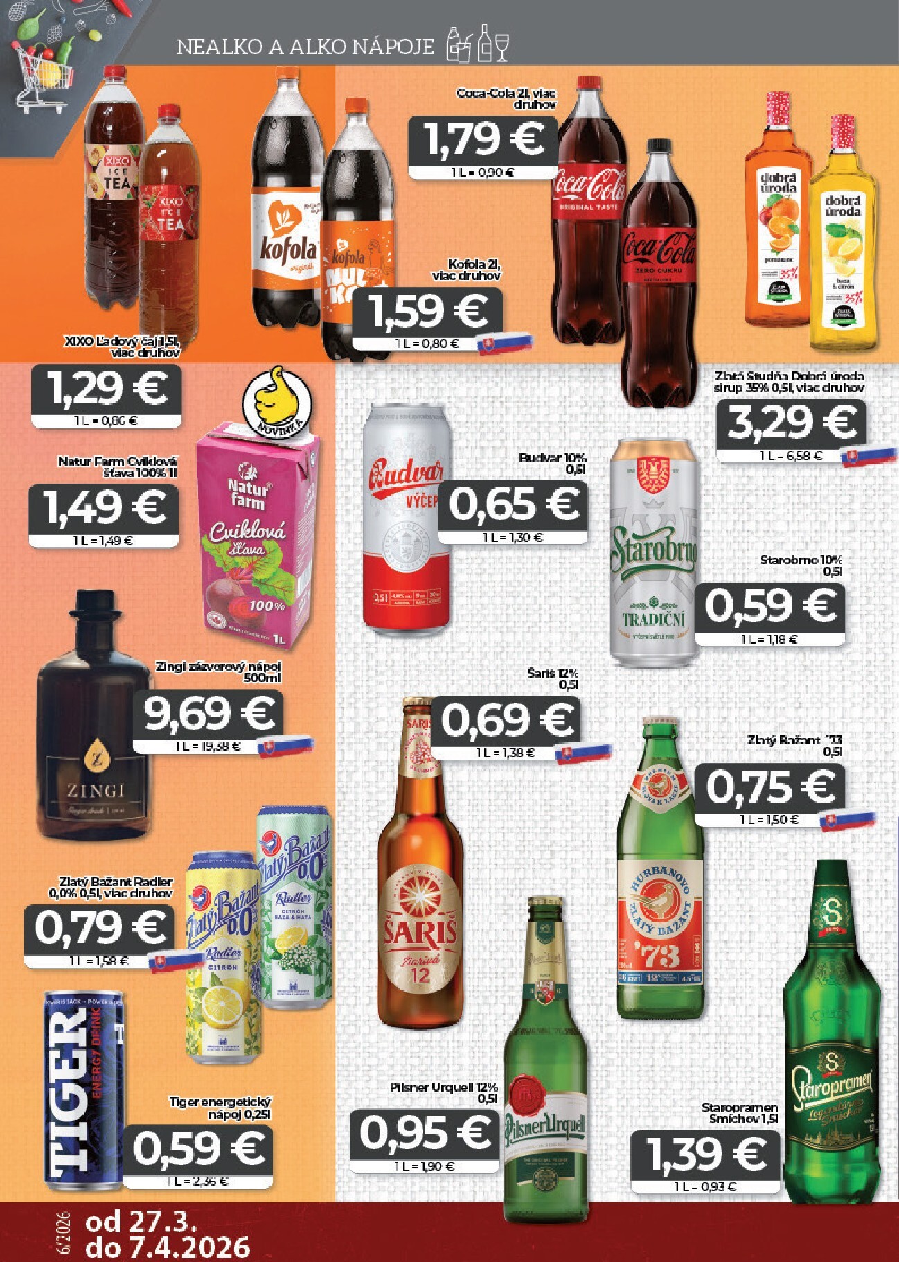 cba - Leták CBA Komfos - Veľkonočná výhodná ponuka platný od 27.03.2026 do 07.04.2026 - page: 12