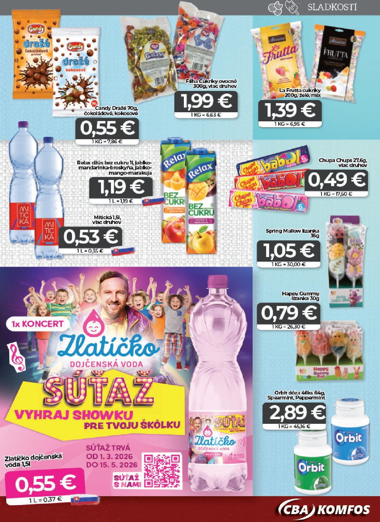 cba - Leták CBA Komfos - Veľkonočná výhodná ponuka platný od 27.03.2026 do 07.04.2026 - page: 11