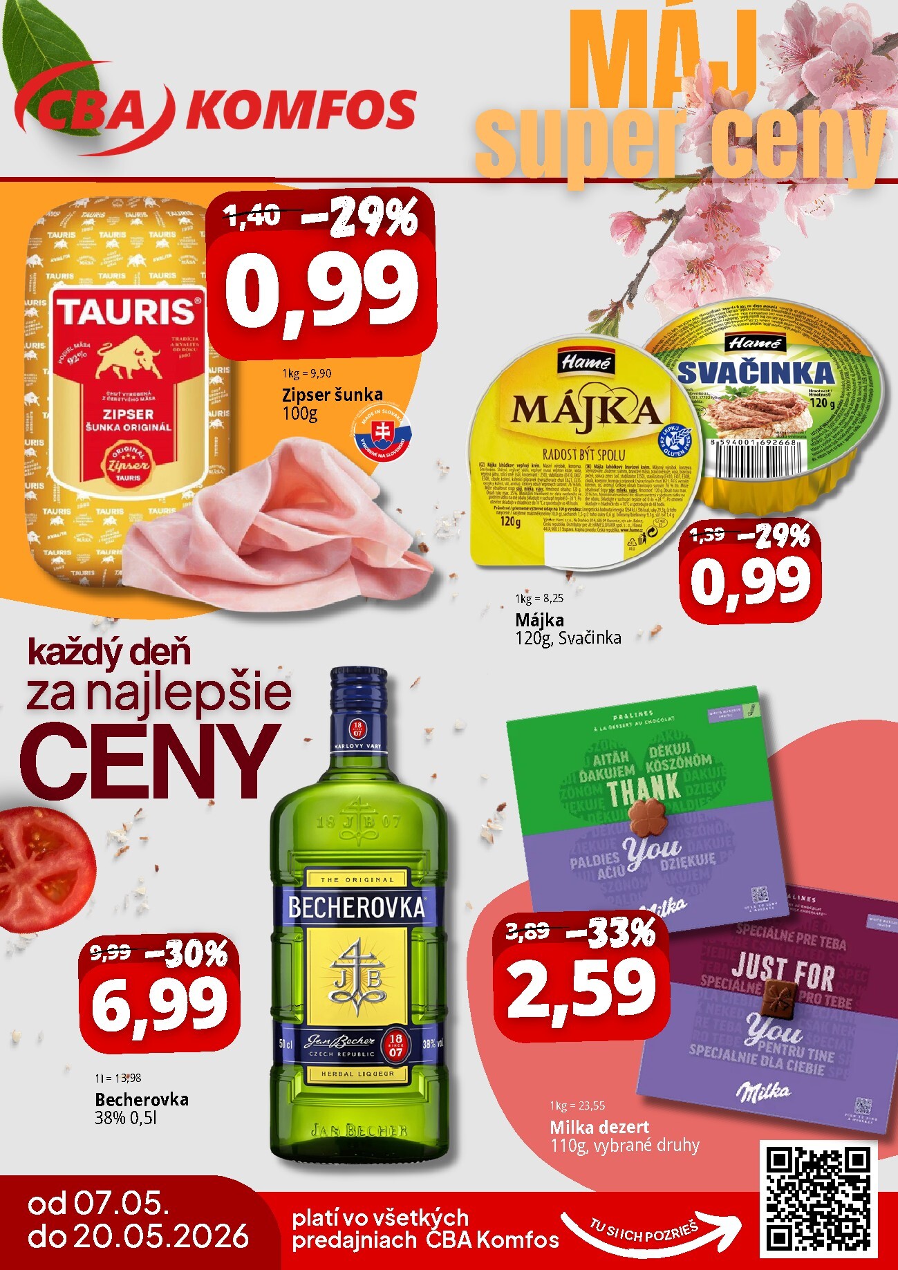 cba - Nový leták CBA - Super ceny od štvrtka, 07.05.2026 do stredy, 20.05.2026