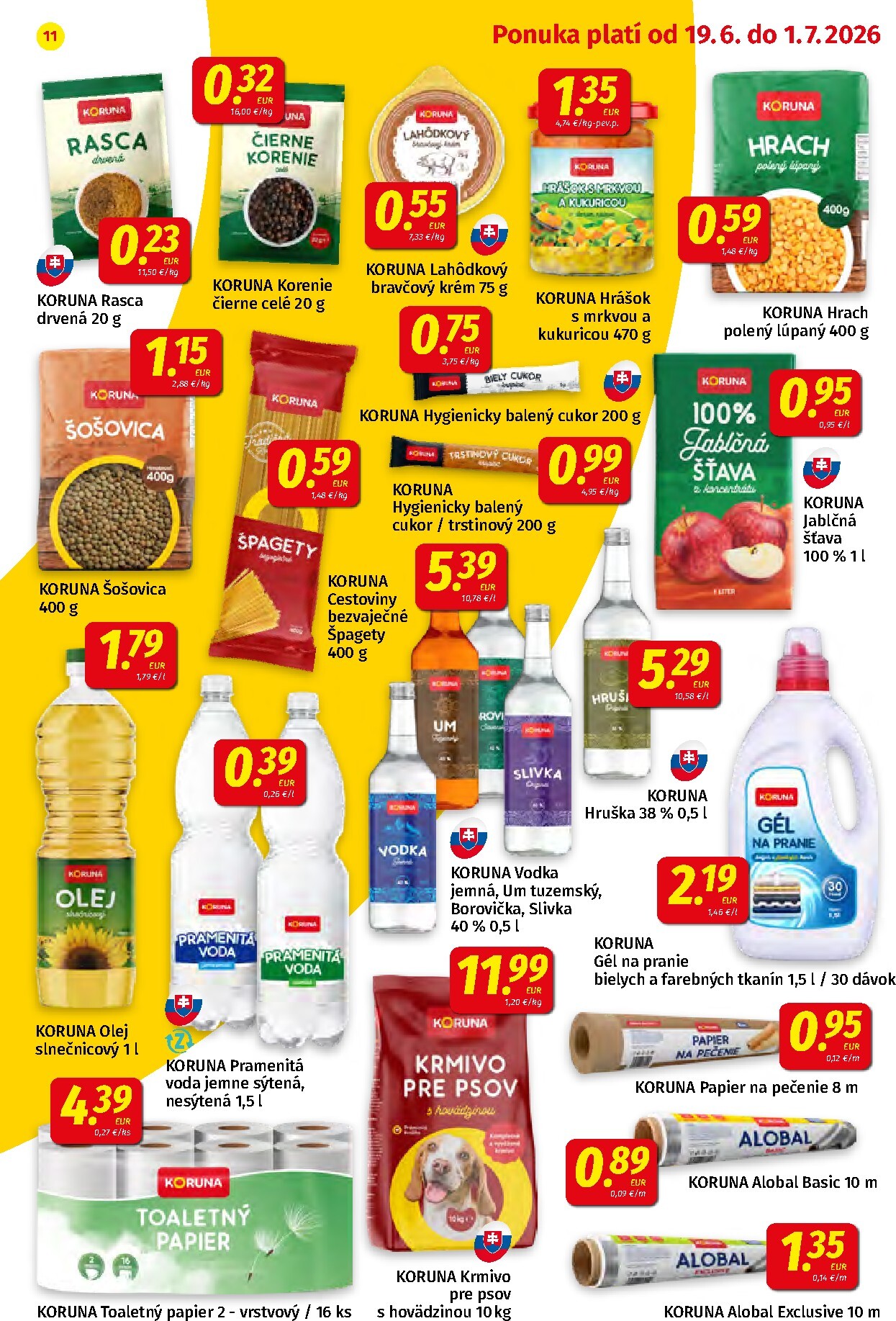 koruna - Nový Koruna leták od piatku, 19.06.2026 do stredy, 01.07.2026 - page: 11