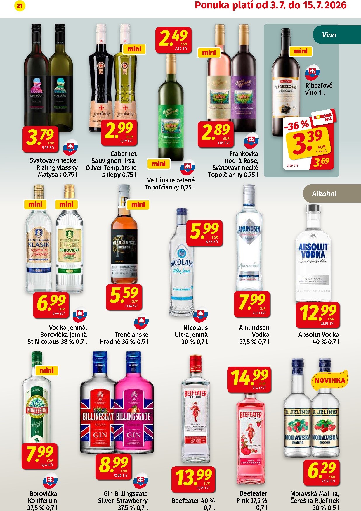 koruna - Nový Koruna leták od piatku, 03.07.2026 do stredy, 15.07.2026 - page: 21
