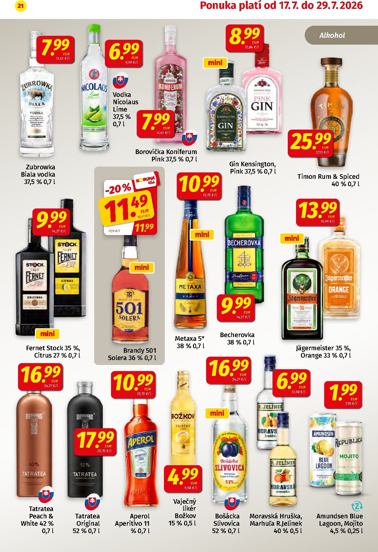 koruna - Nový Koruna leták od piatku, 17.07.2026 do stredy, 29.07.2026 - page: 21