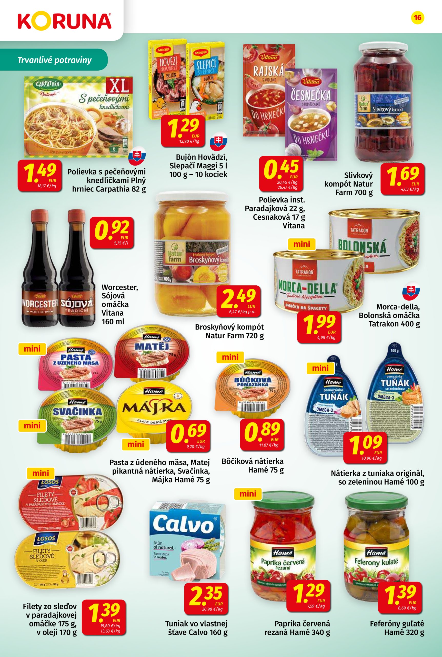 koruna - Leták Koruna platný od 20.06. do 02.07. - page: 16