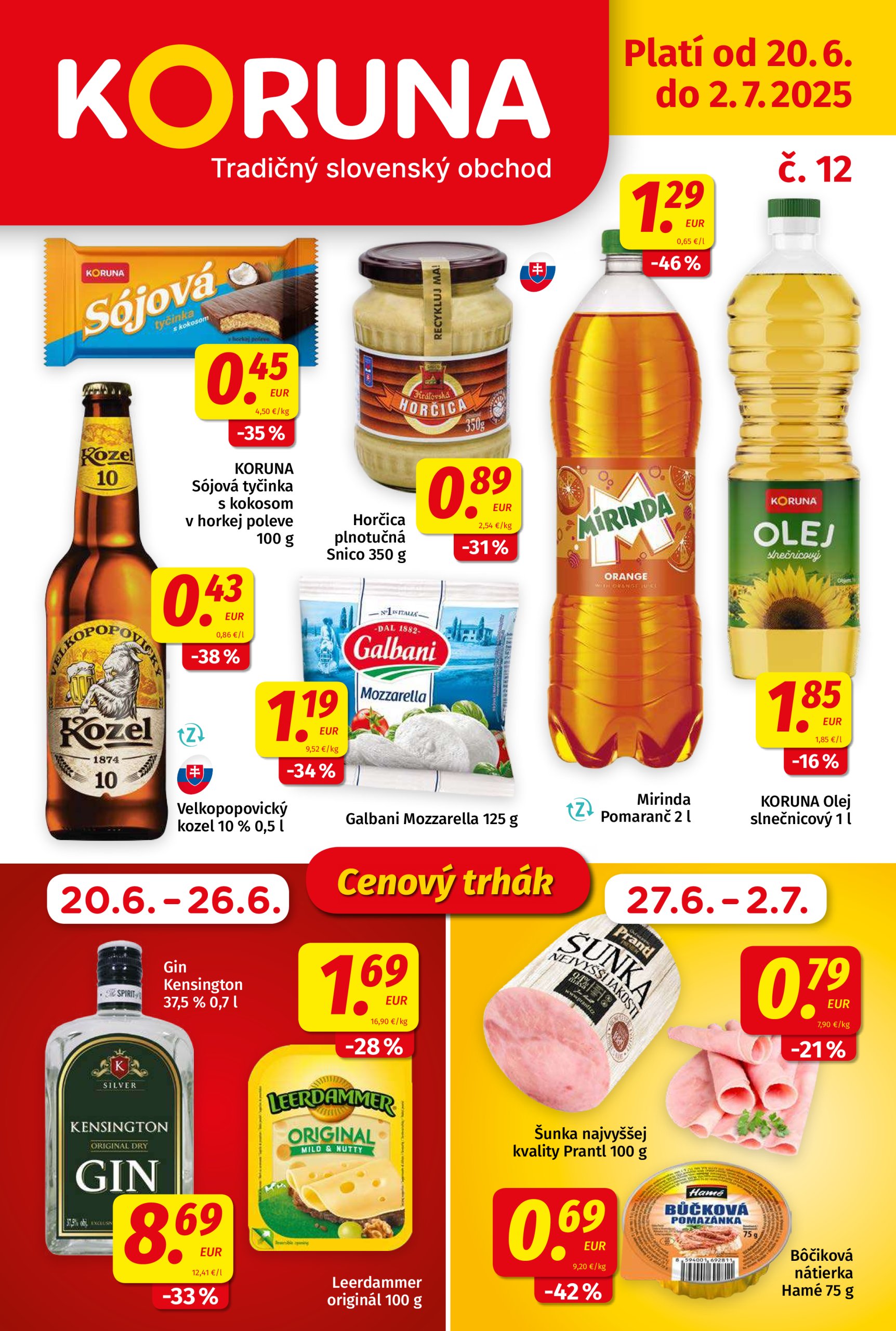 koruna - Leták Koruna platný od 20.06. do 02.07.