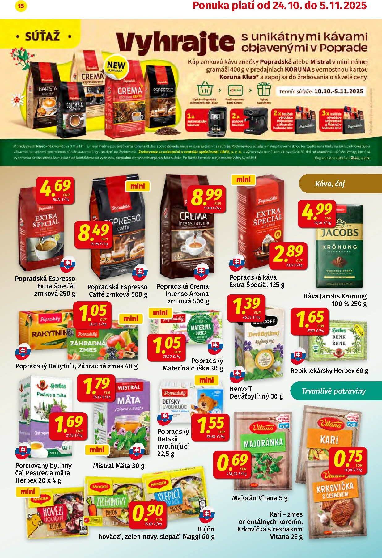 koruna - Leták Koruna platný od 24.10. do 05.11. - page: 15