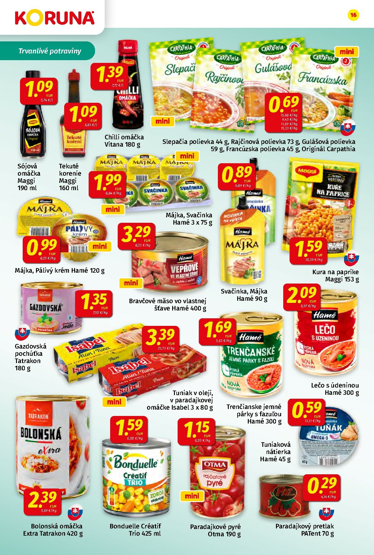 koruna - Leták Koruna platný od 24.10. do 05.11. - page: 16