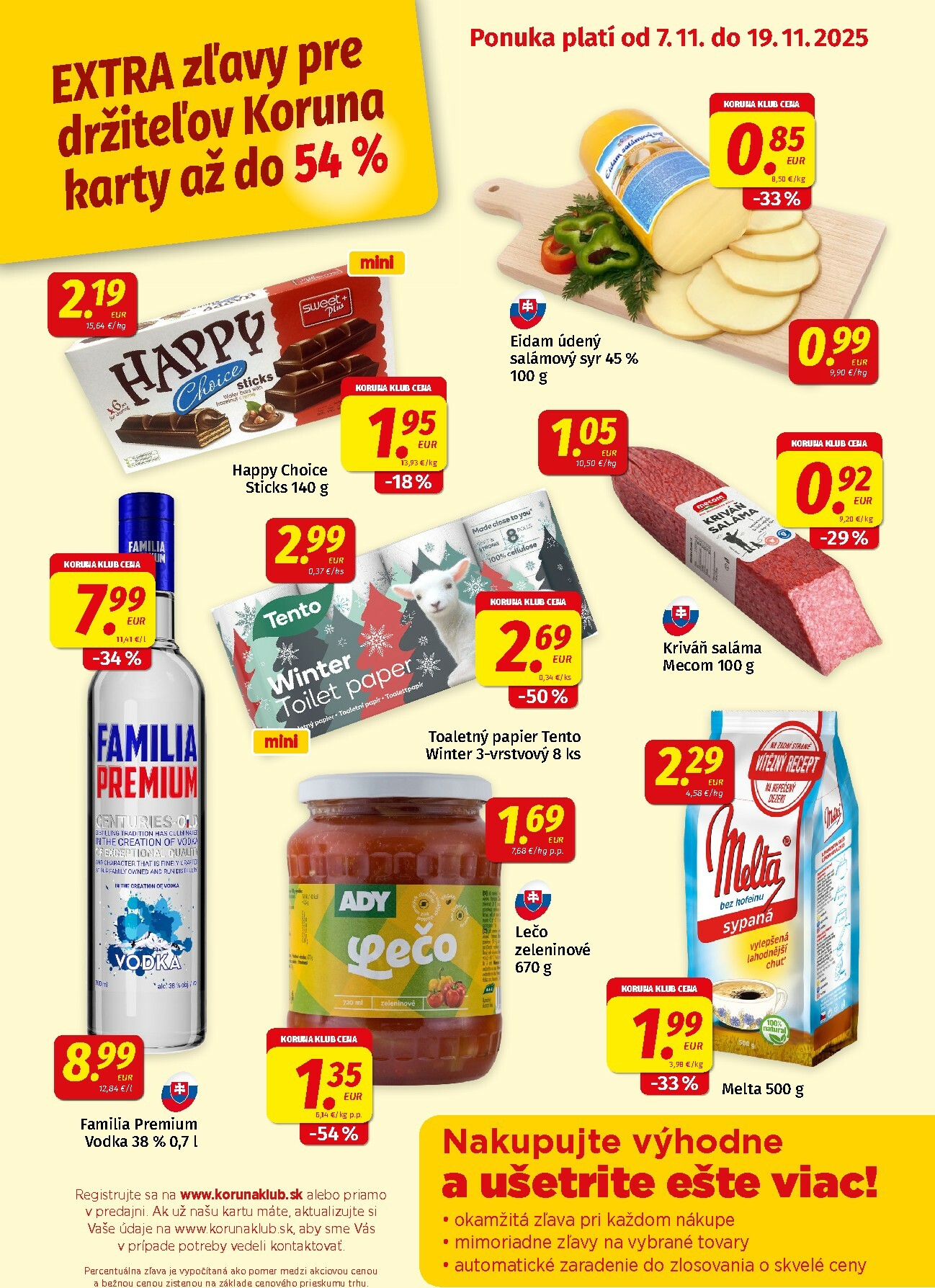 koruna - Leták Koruna - Klub Plagát platný od 07.11. do 19.11.