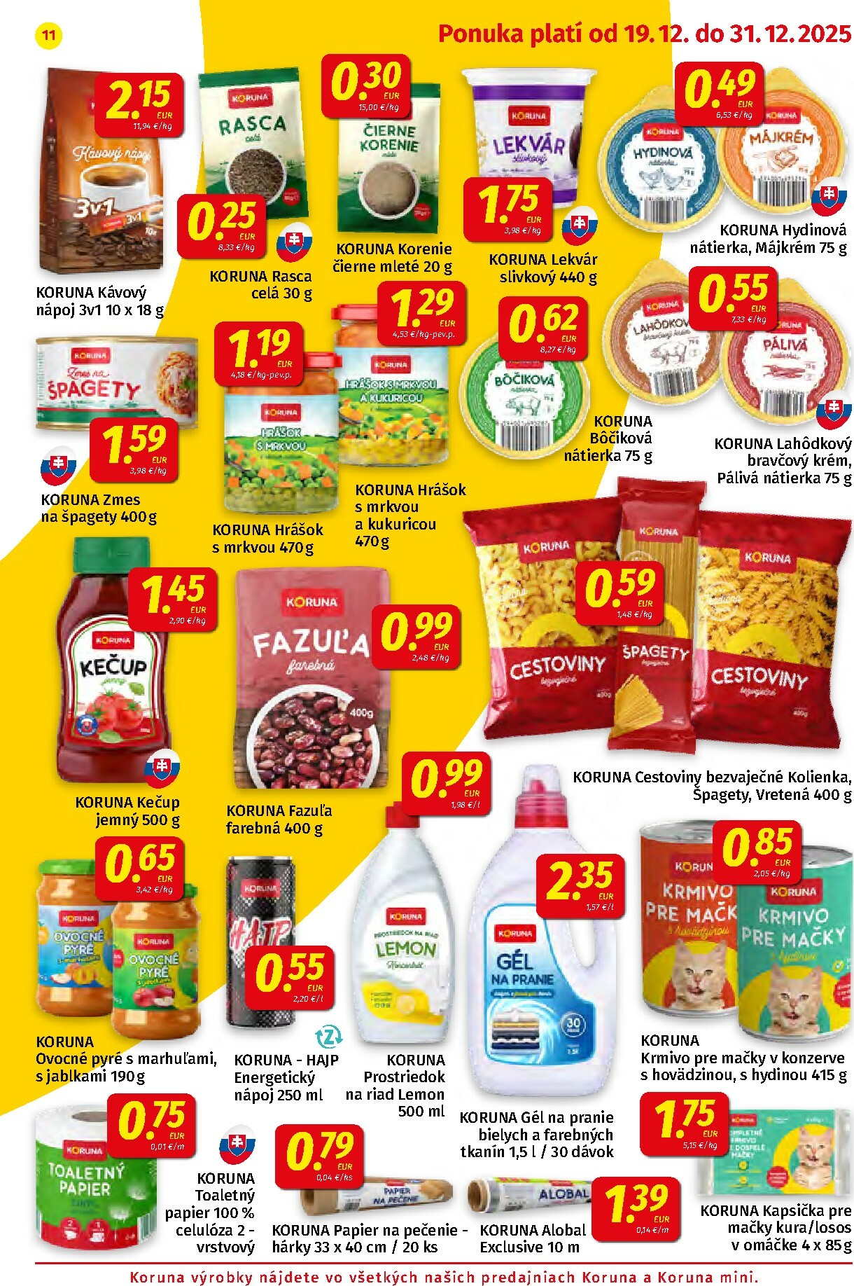 koruna - Leták Koruna platný od 19.12. do 31.12. - page: 11