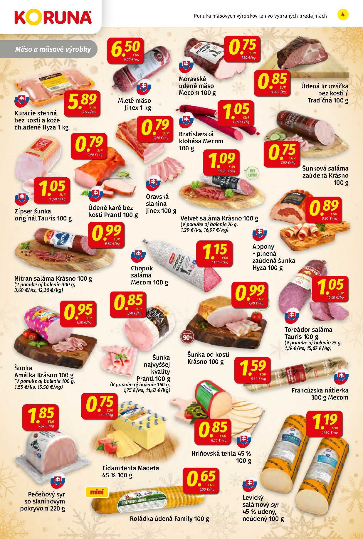 koruna - Leták Koruna platný od 19.12. do 31.12. - page: 4