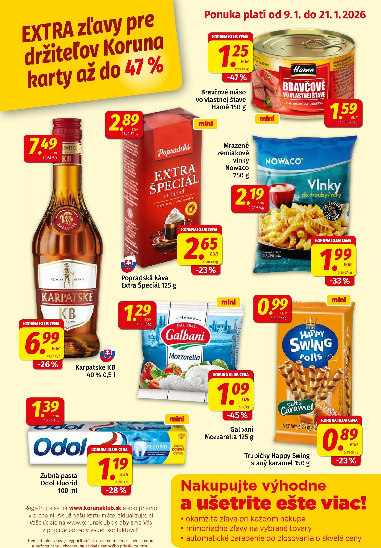 koruna - Leták Koruna platný od 09.01. do 21.01. - page: 9