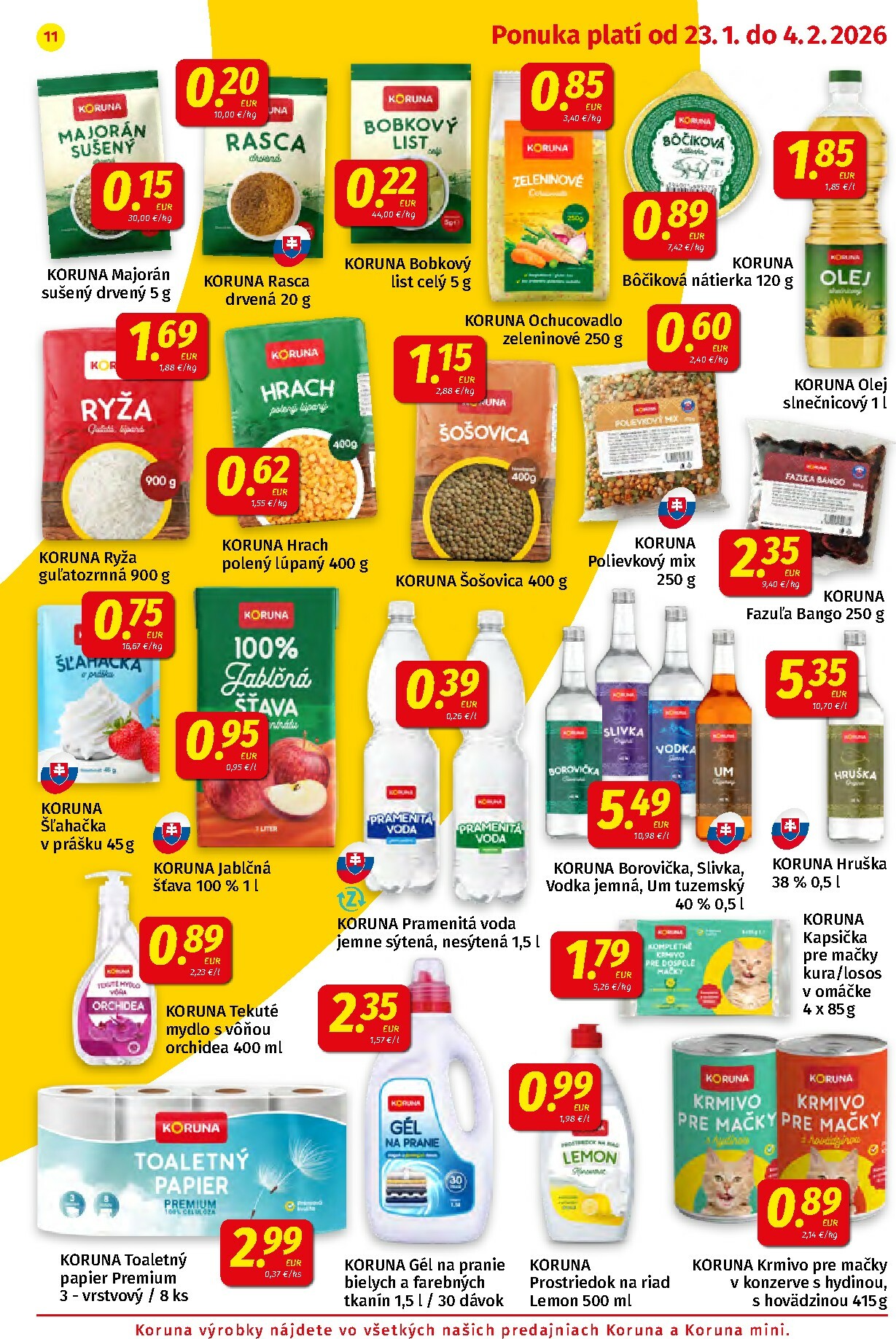 koruna - Leták Koruna platný od 23.01. do 04.02. - page: 11