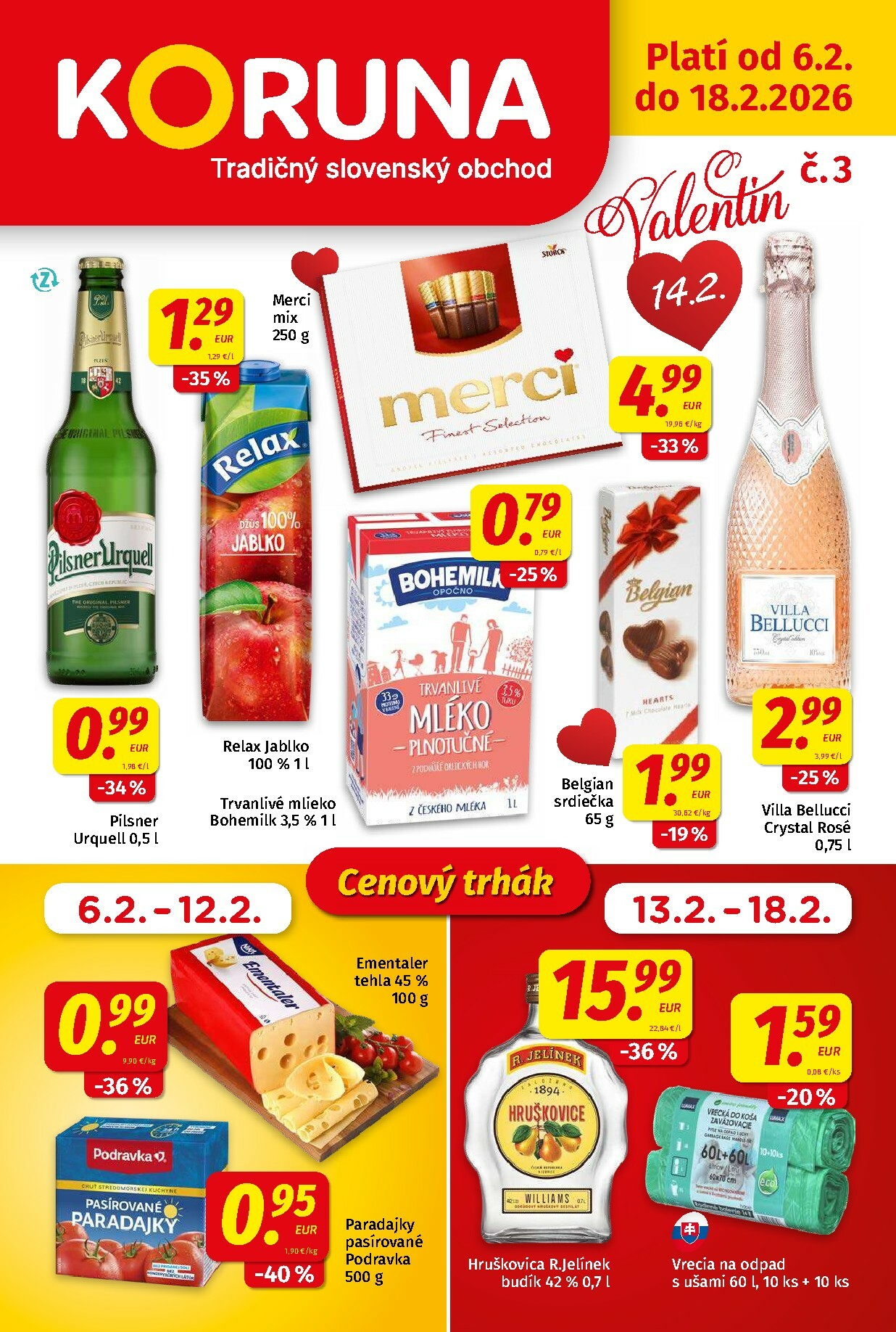 koruna - Leták Koruna platný od 06.02.2026 do 18.02.2026