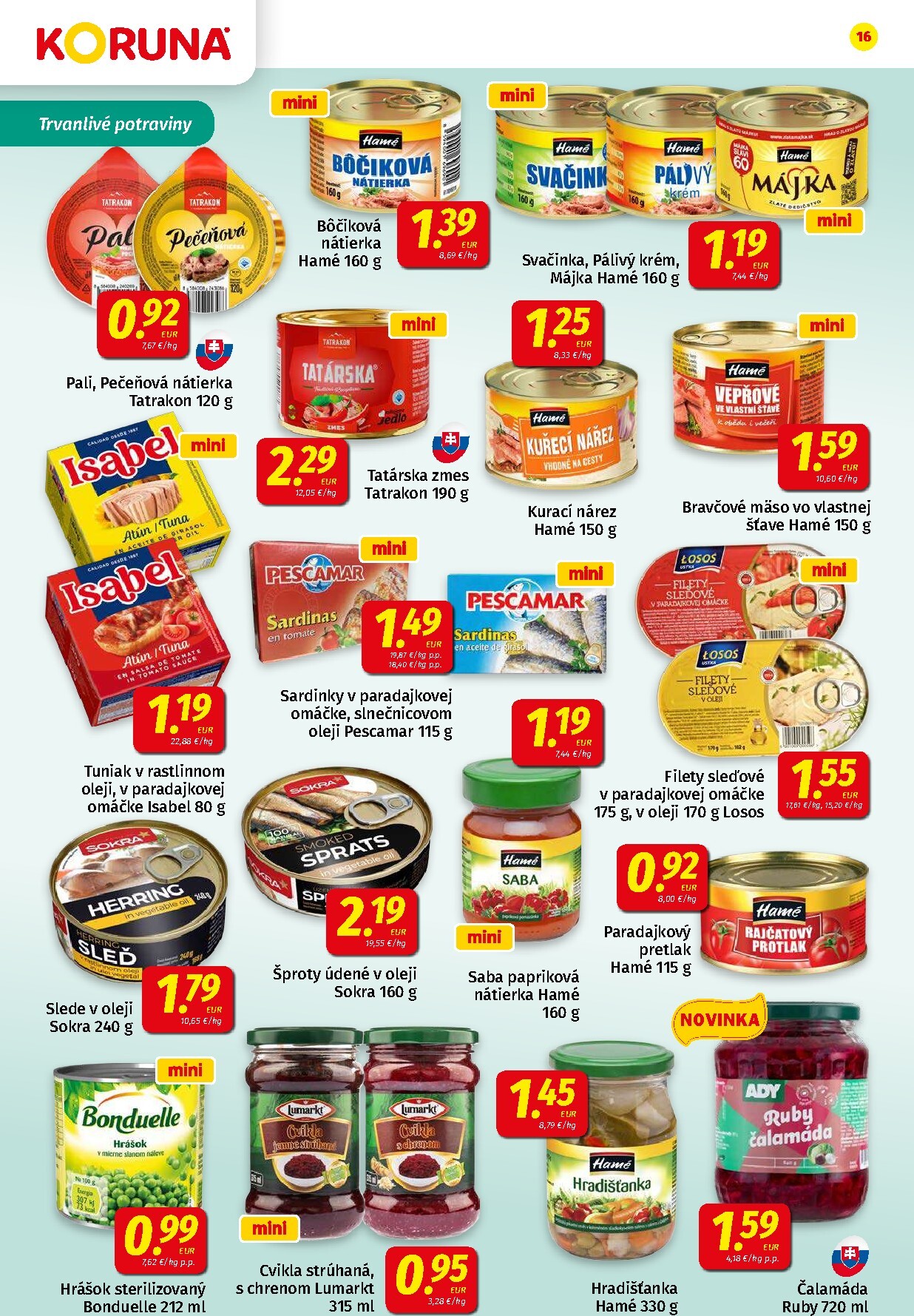 koruna - Leták Koruna platný od 06.03.2026 do 18.03.2026 - page: 16
