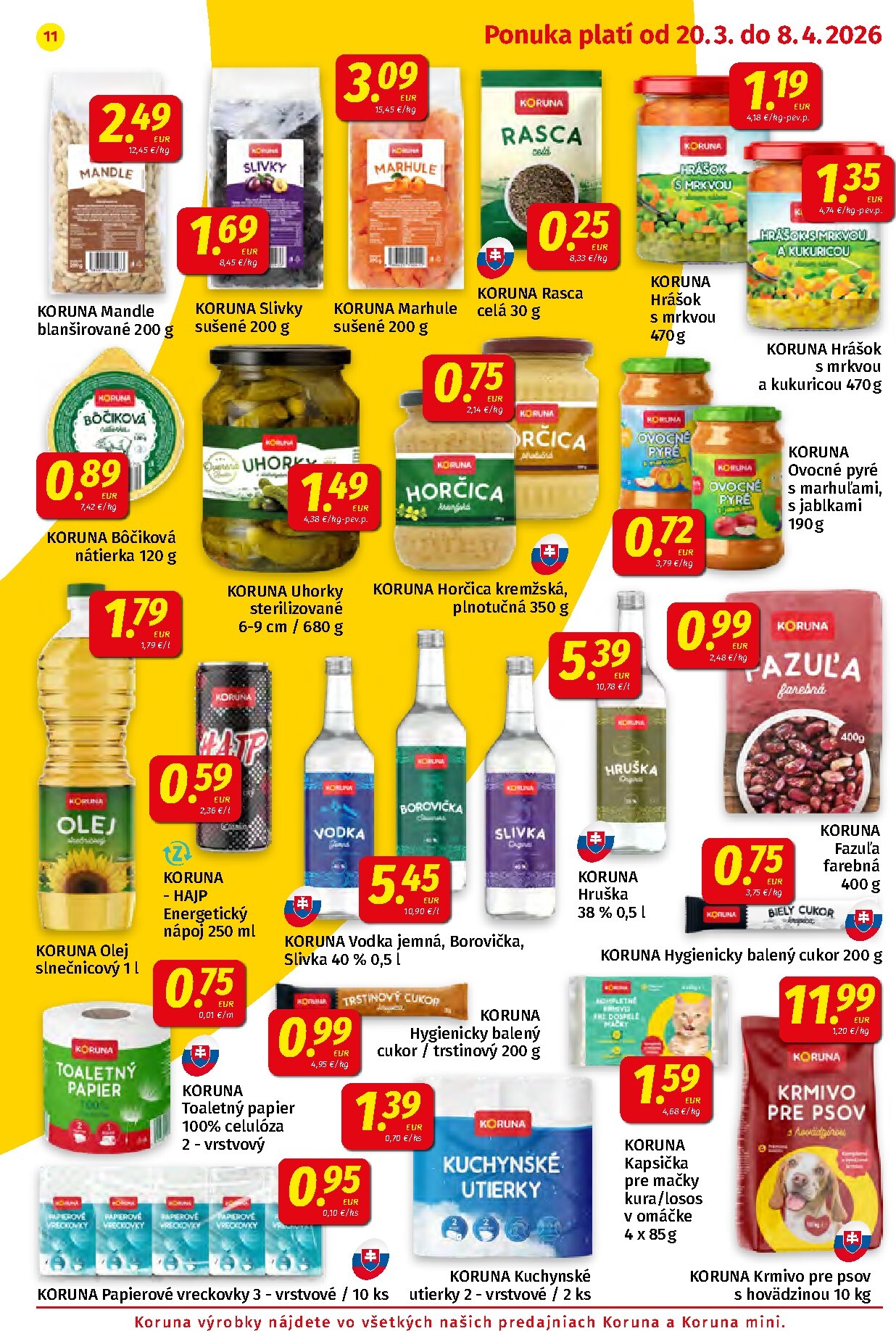 koruna - Leták Koruna platný od 20.03.2026 do 08.04.2026 - page: 11