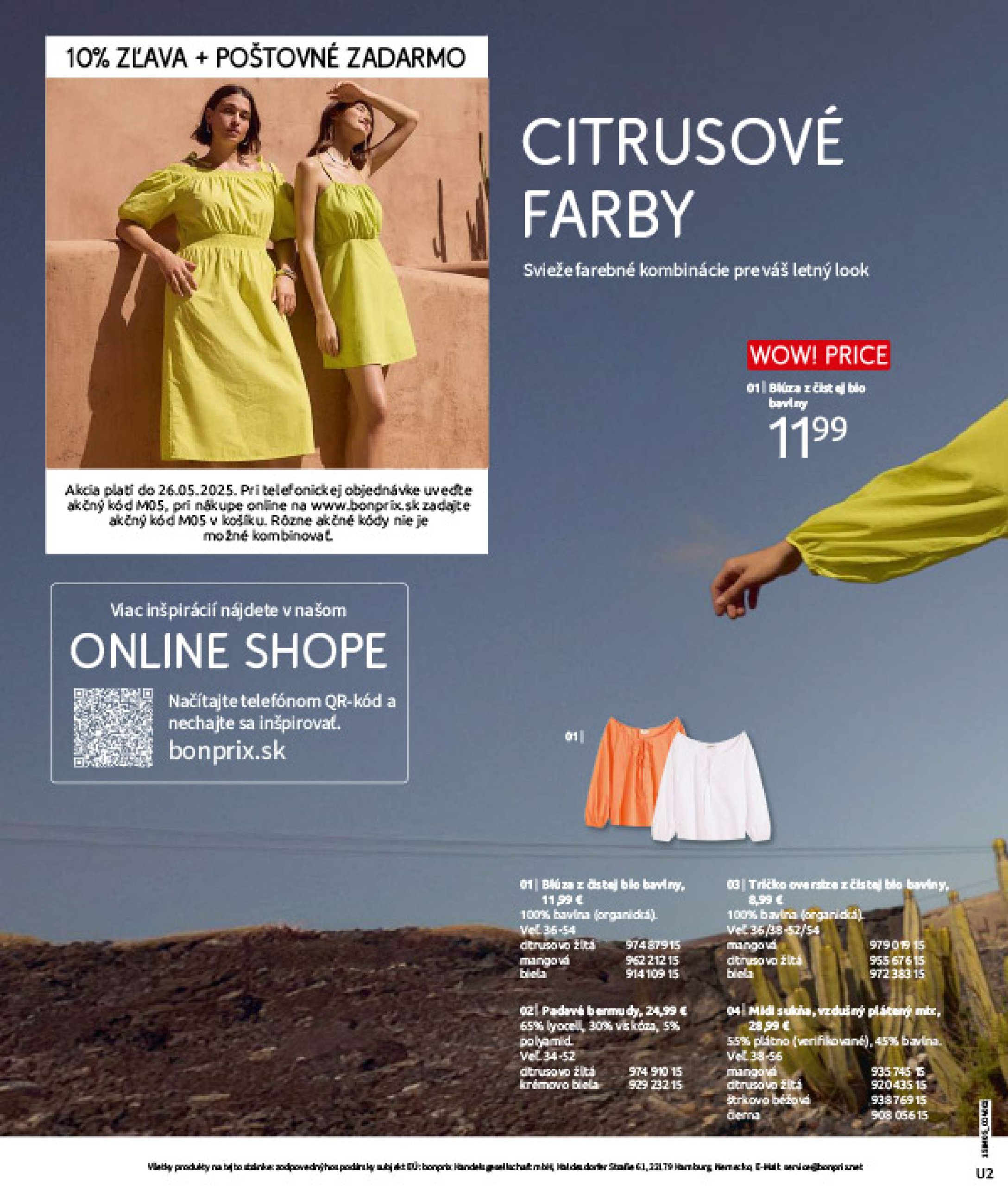 bonprix - Bonprix - Citrusové farby leták platný od 28.05. - 07.07. - page: 2 bonprix - Bonprix - Citrusové farby leták platný od 28.05. - 07.07. - page: 2