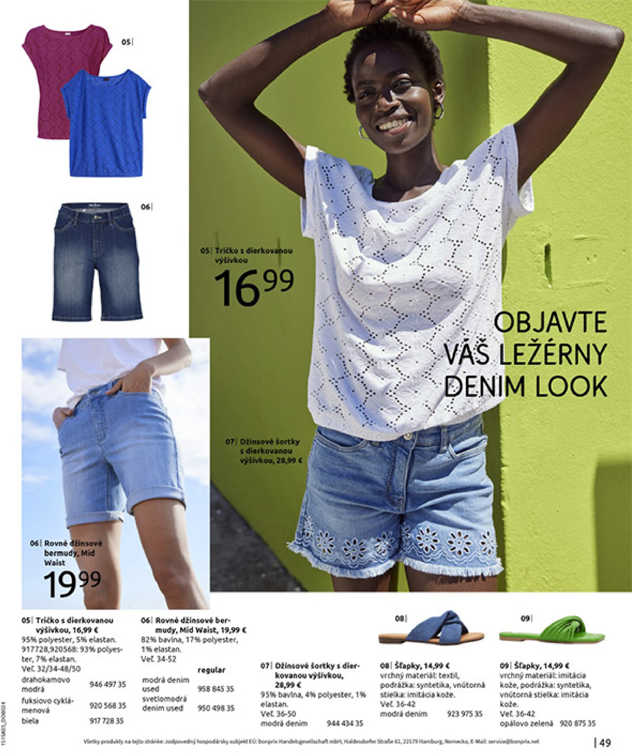 bonprix - Leták Bonprix - Dovolenkové essentials kúsky platný od 16.06. do 28.07. - page: 51 bonprix - Leták Bonprix - Dovolenkové essentials kúsky platný od 16.06. do 28.07. - page: 51