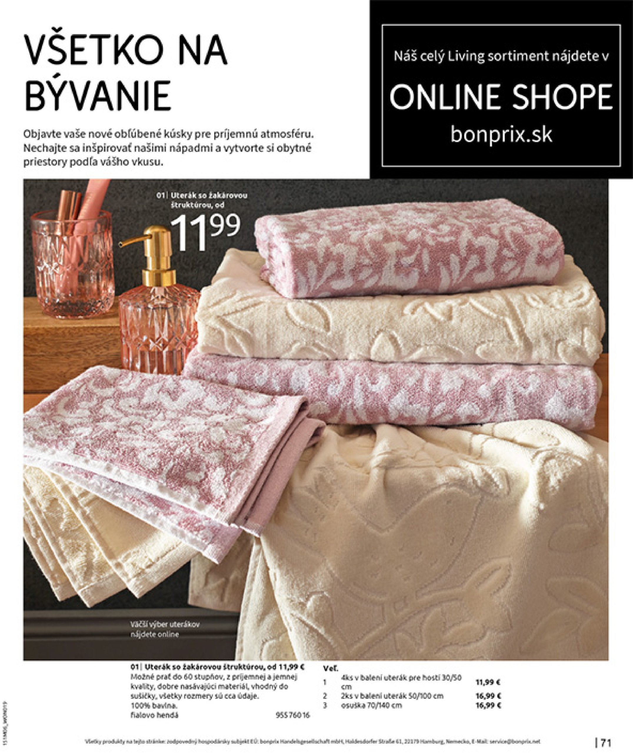 bonprix - Leták Bonprix - Letné odporúčanie platný od 16.07. do 25.08. - page: 73