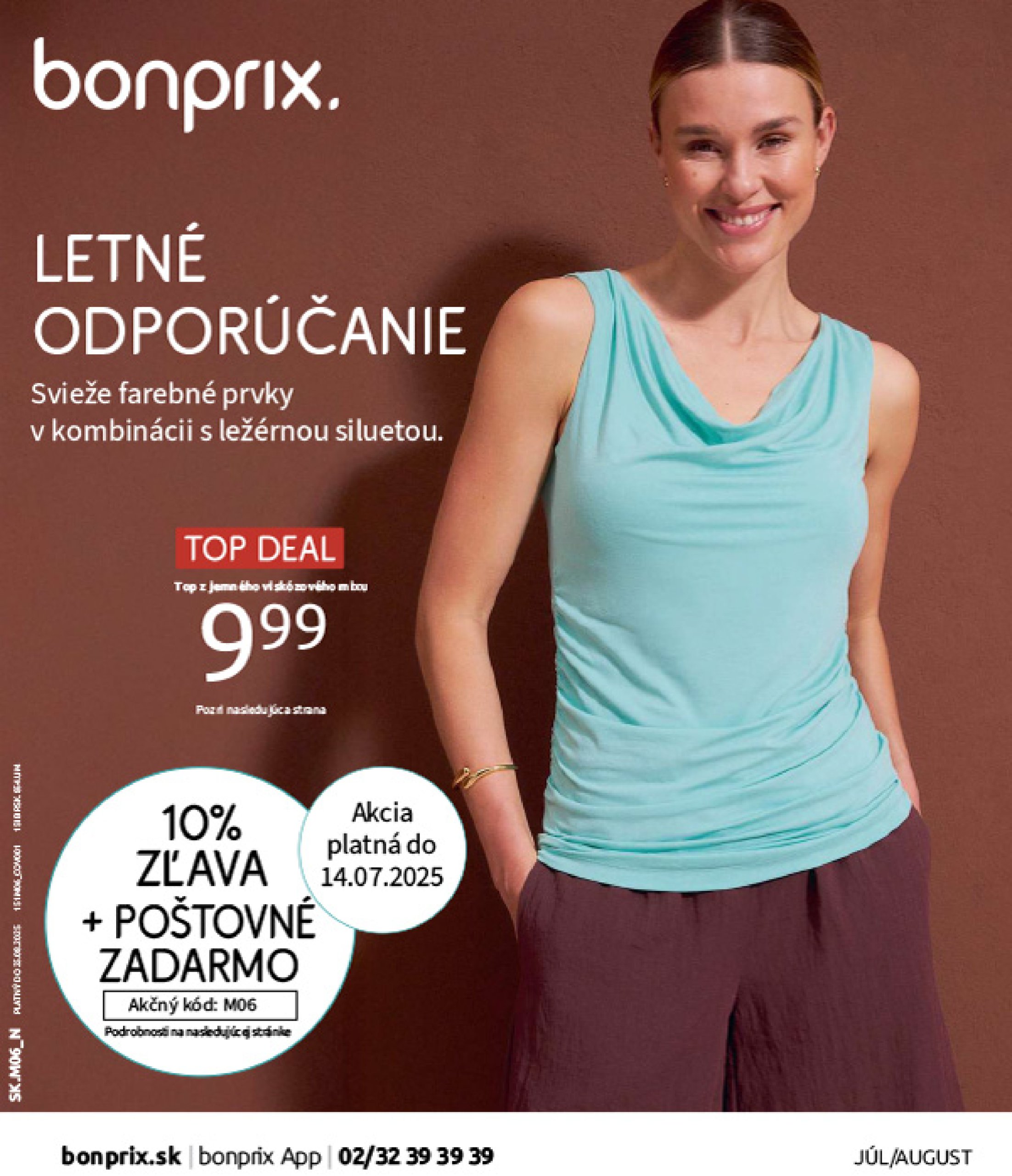 bonprix - Leták Bonprix - Letné odporúčanie platný od 16.07. do 25.08.