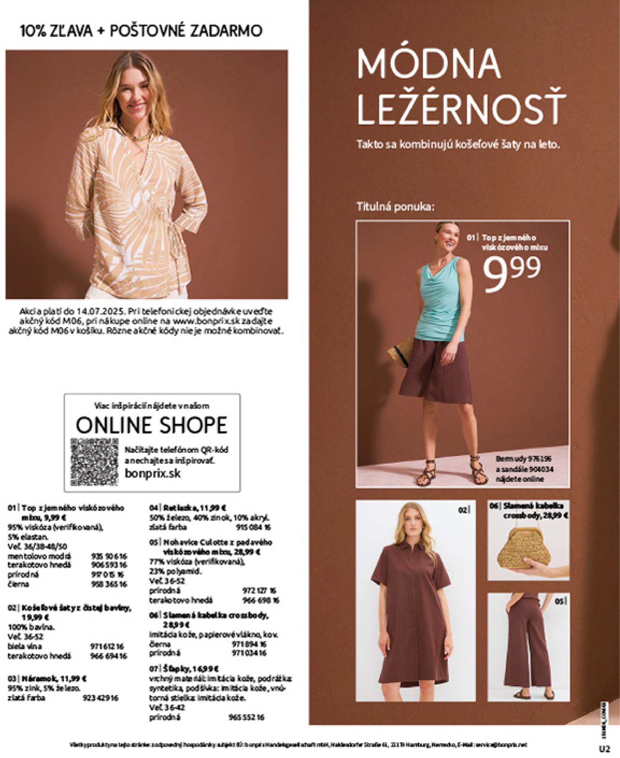 bonprix - Leták Bonprix - Letné odporúčanie platný od 16.07. do 25.08. - page: 2