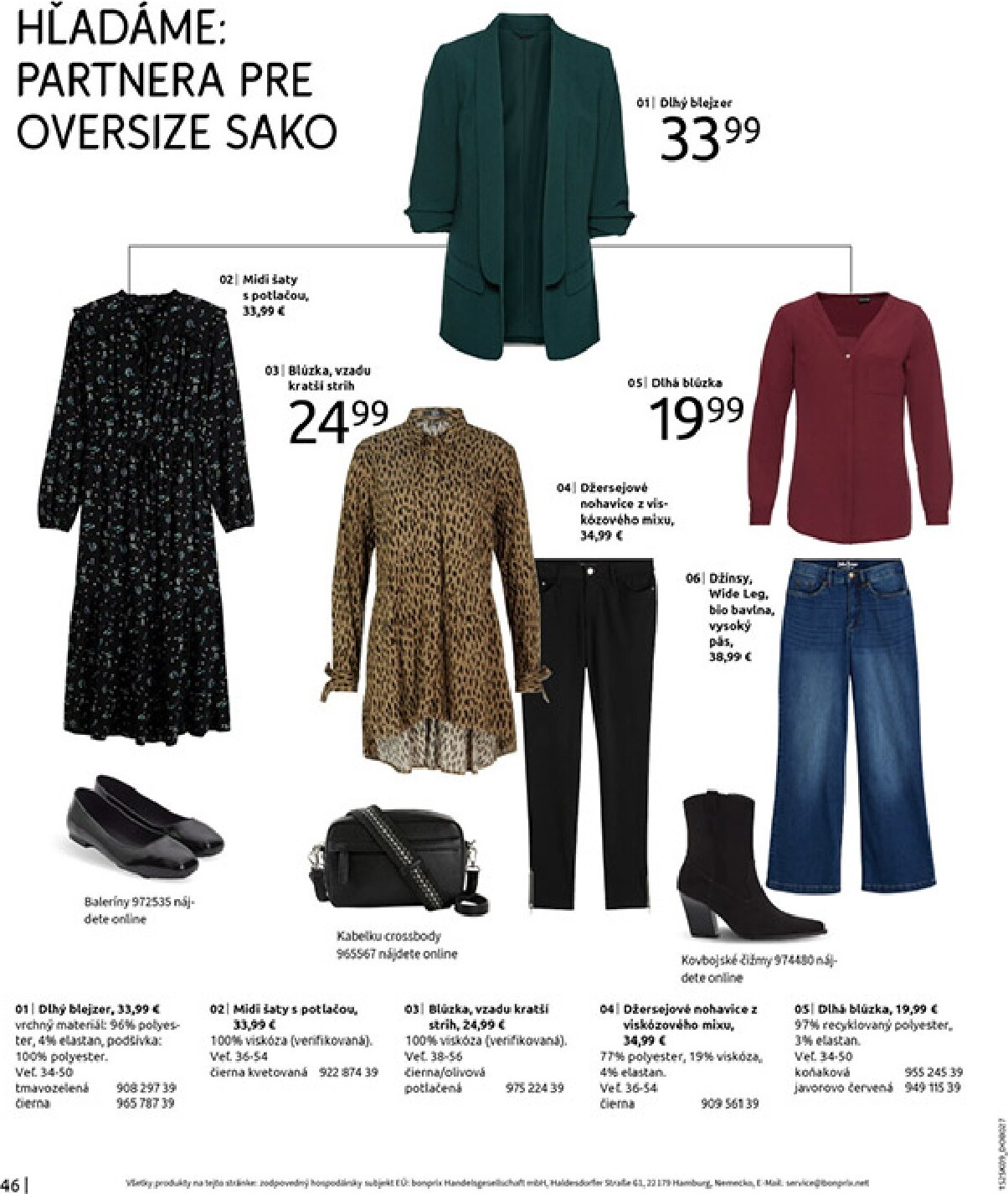 bonprix - Leták Bonprix - Jemná zmena obdobia platný od 23.09. do 03.11. - page: 48