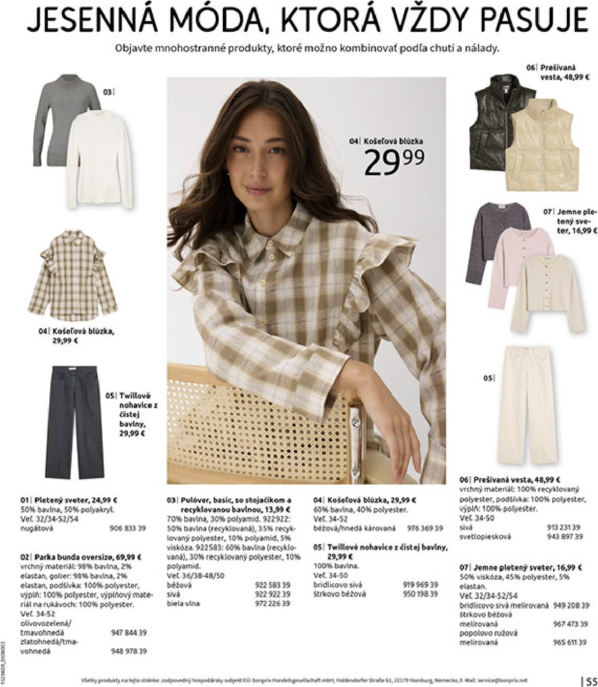 bonprix - Leták Bonprix - Jemná zmena obdobia platný od 23.09. do 03.11. - page: 57