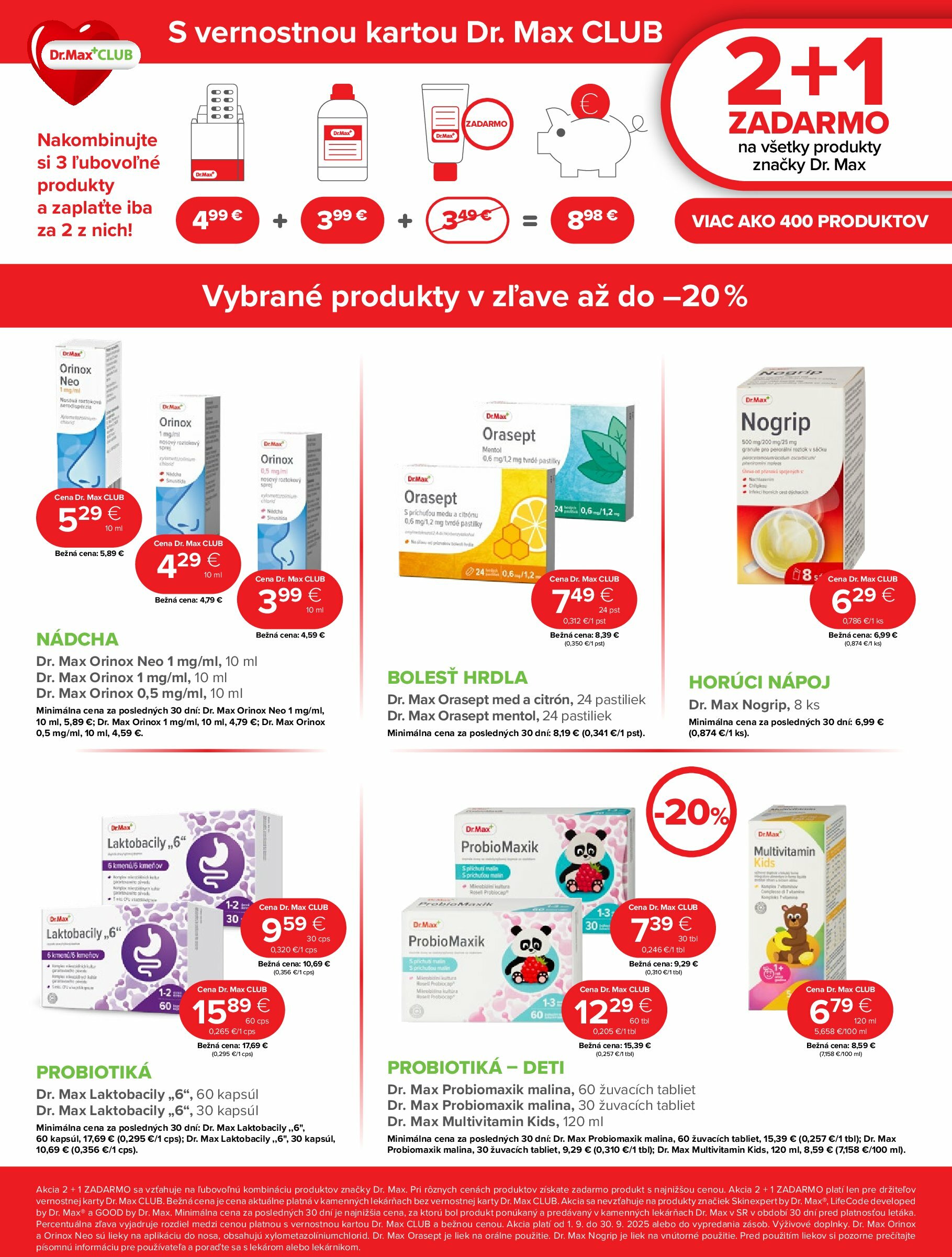 dr-max - Leták Dr. Max platný od 01.09. do 30.09. - page: 12