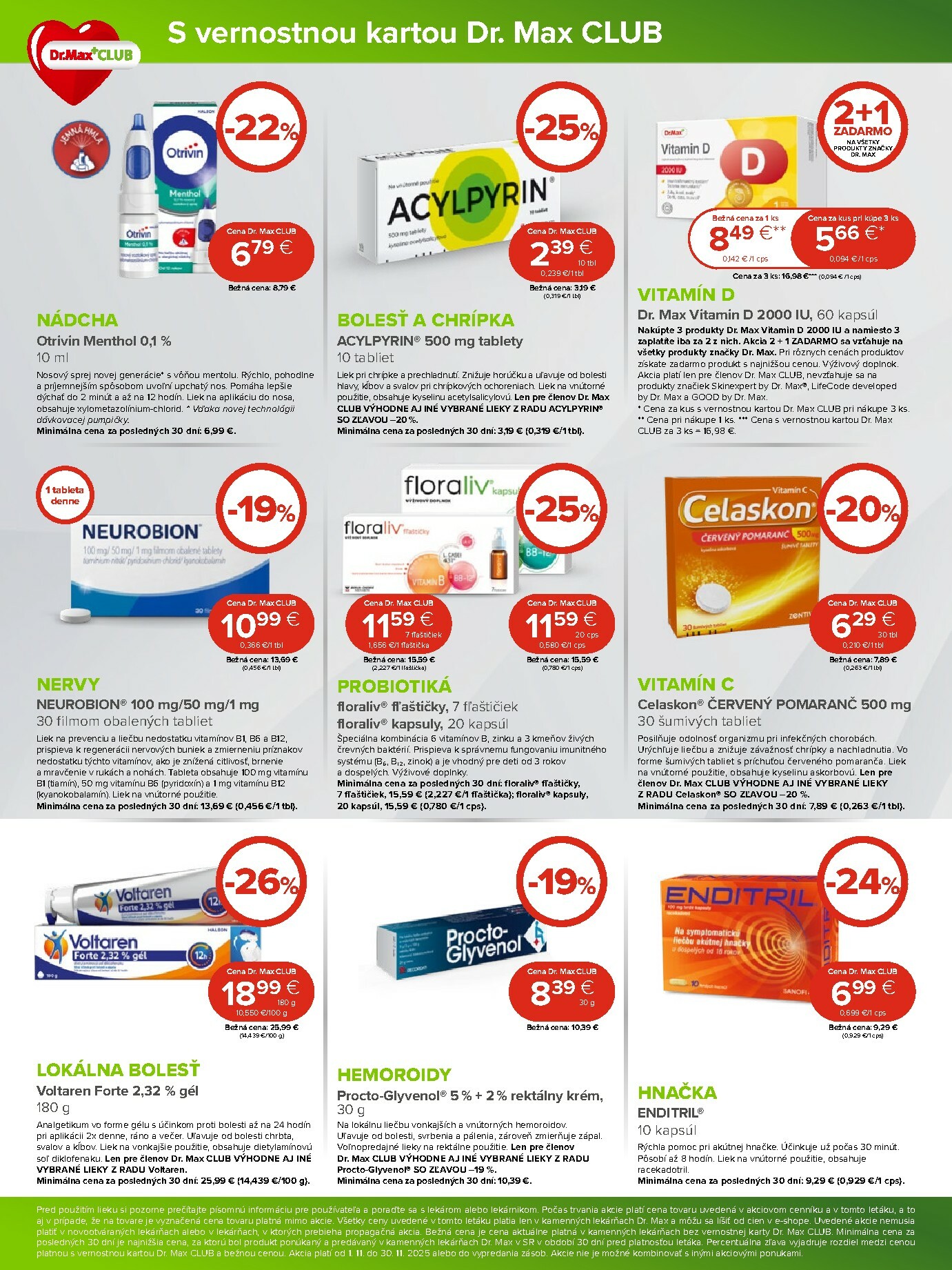 dr-max - Leták Dr. Max platný od 01.11. do 30.11. - page: 3