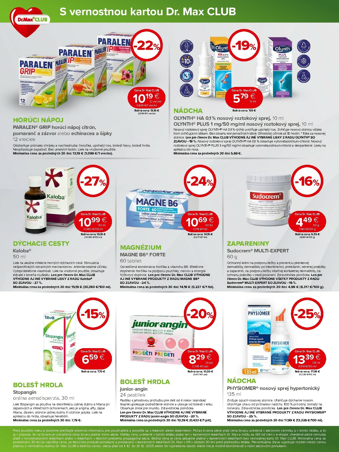dr-max - Leták Dr. Max platný od 01.12. do 31.12. - page: 3