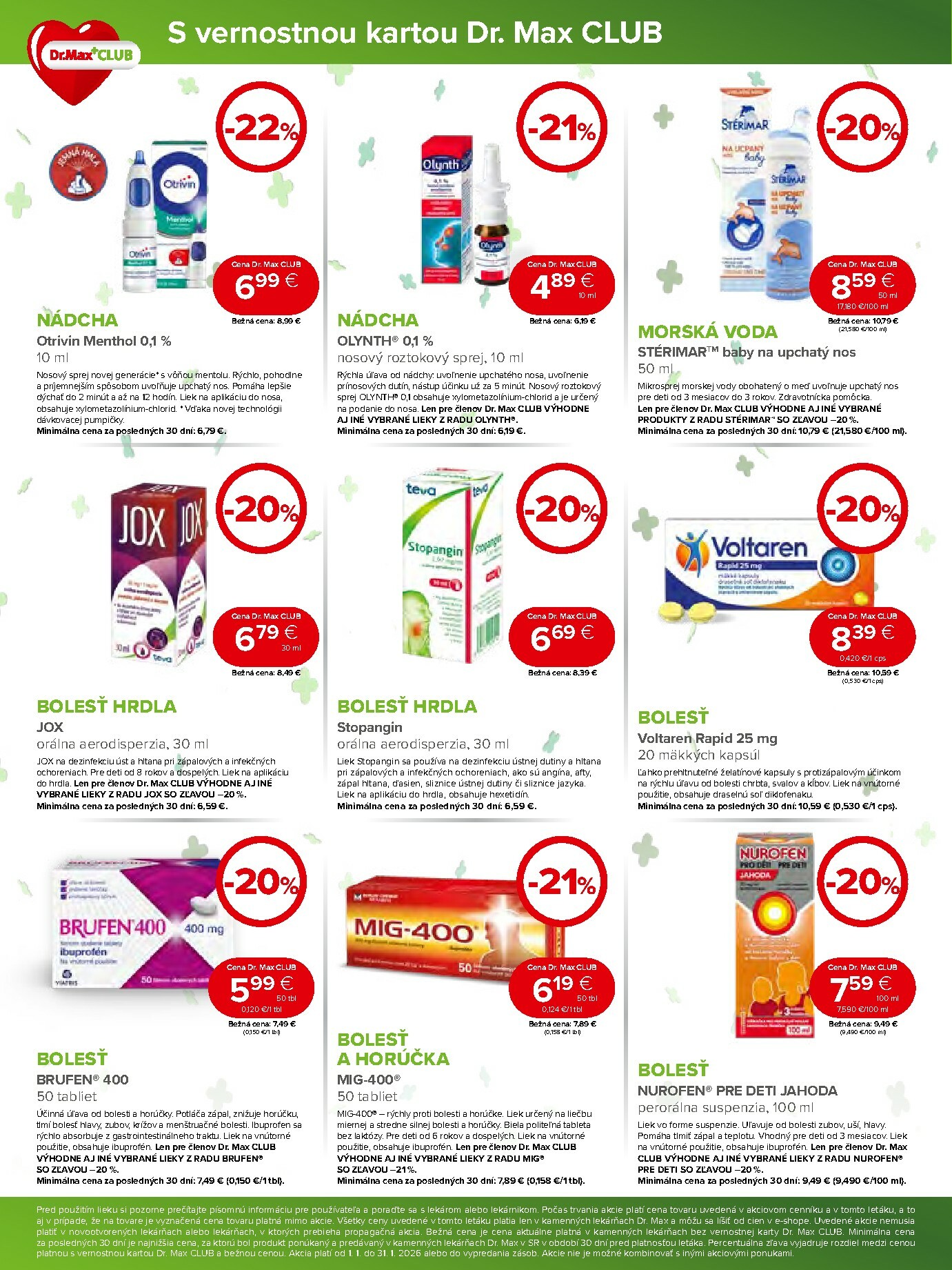 dr-max - Leták Dr. Max platný od 02.01. do 31.01. - page: 4