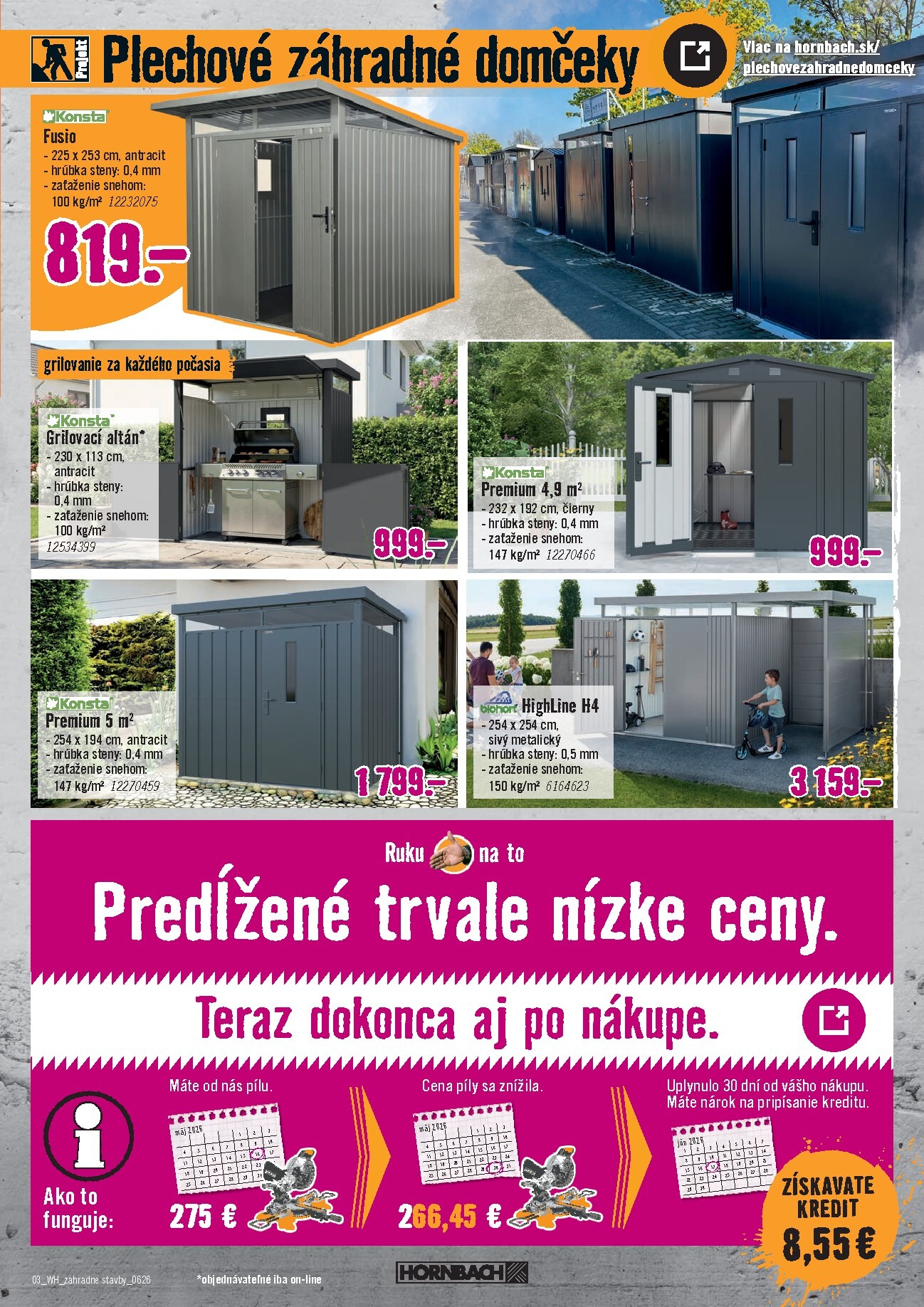 hornbach - Aktuálny HORNBACH - Zahradné stavebniny leták od stredy, 27.05.2026 do stredy, 10.06.2026 - page: 3