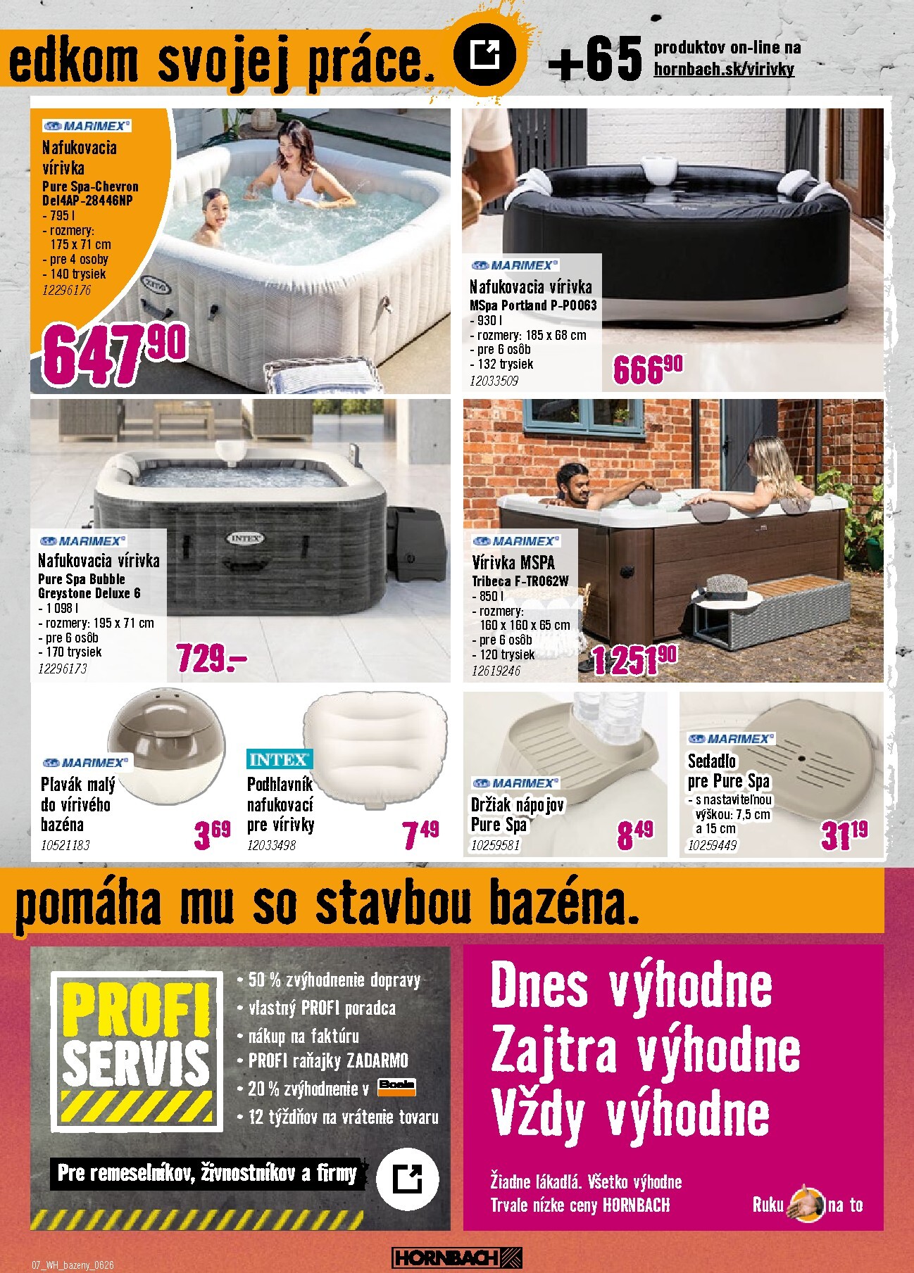 hornbach - Aktuálny HORNBACH - Bazény leták od stredy, 03.06.2026 do stredy, 17.06.2026 - page: 7