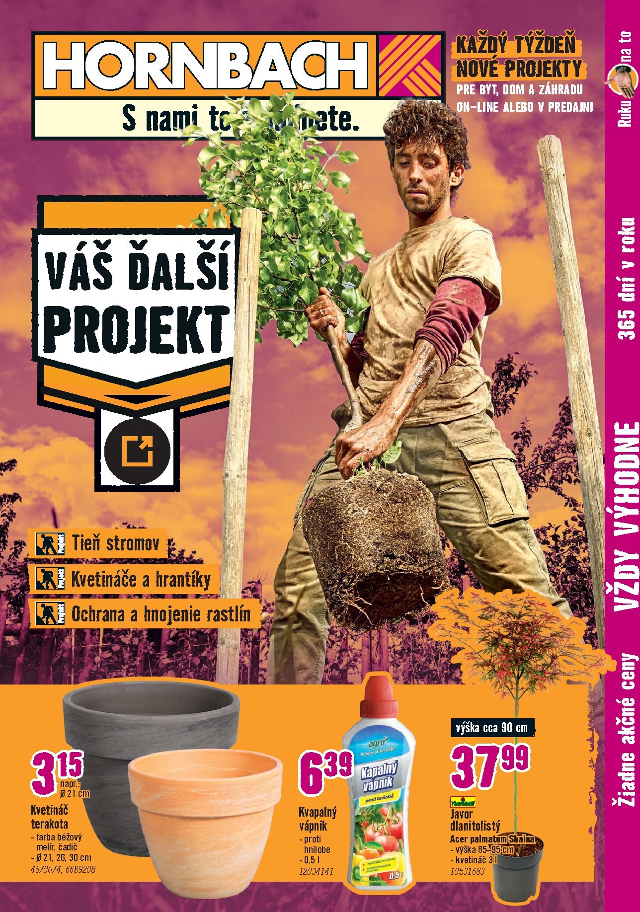 hornbach - Aktuálny HORNBACH - Vonkajšie rastliny leták od stredy, 10.06.2026 do stredy, 24.06.2026