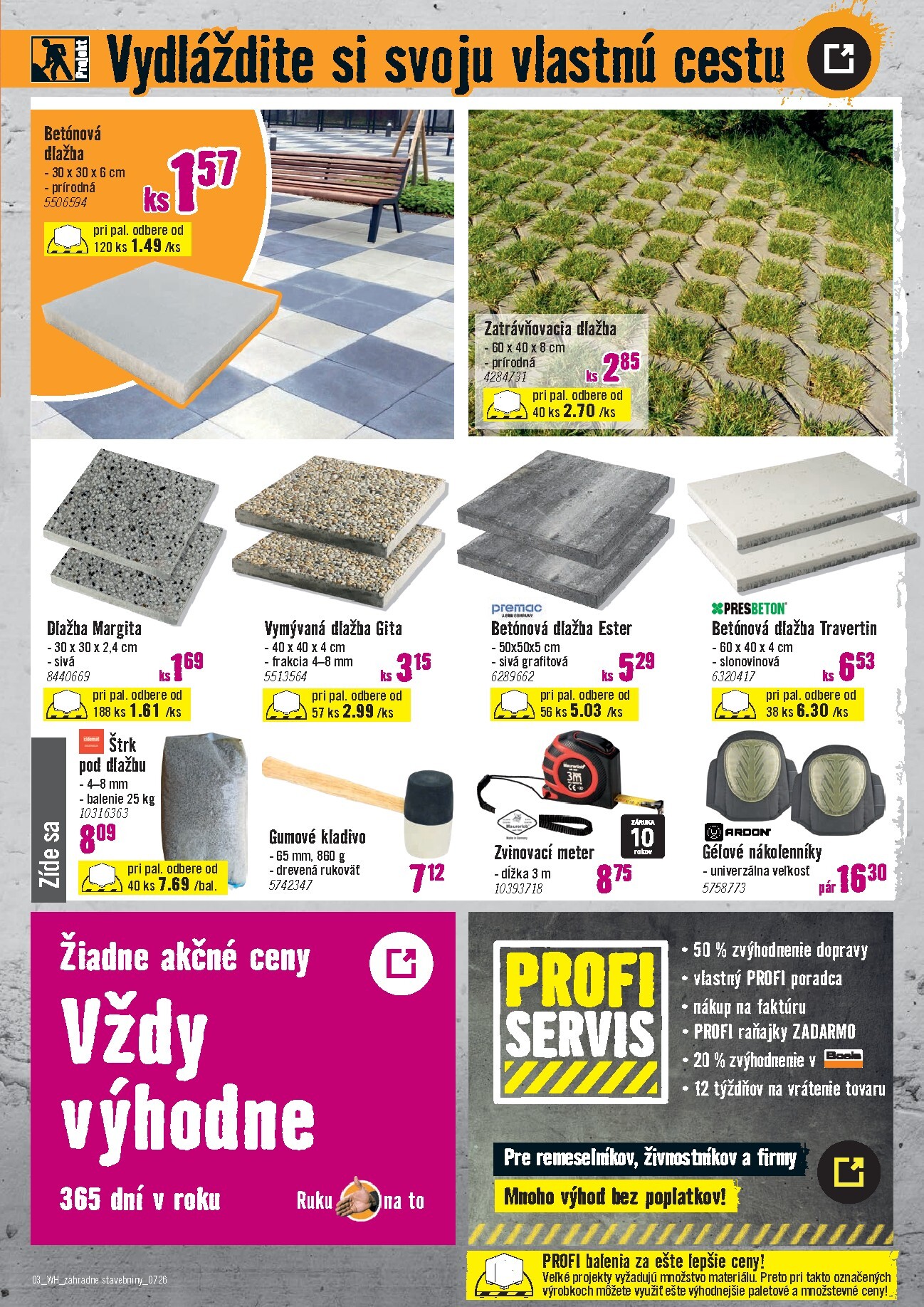 hornbach - Aktuálny HORNBACH - Zahradné stavebniny leták od stredy, 01.07.2026 do piatku, 31.07.2026 - page: 3