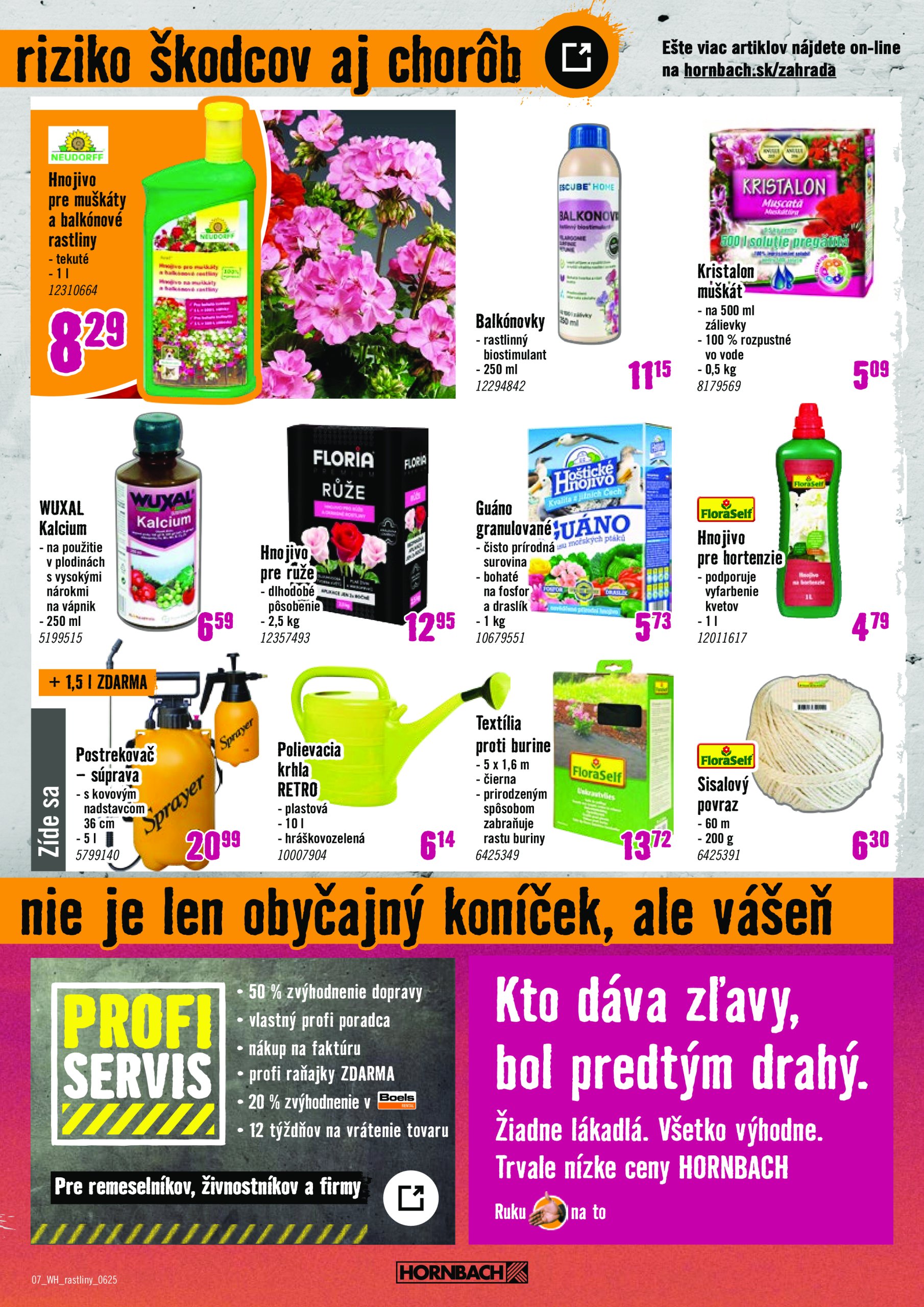 hornbach - Leták HORNBACH - Okrasné rastliny platný od 11.06. do 25.06. - page: 7